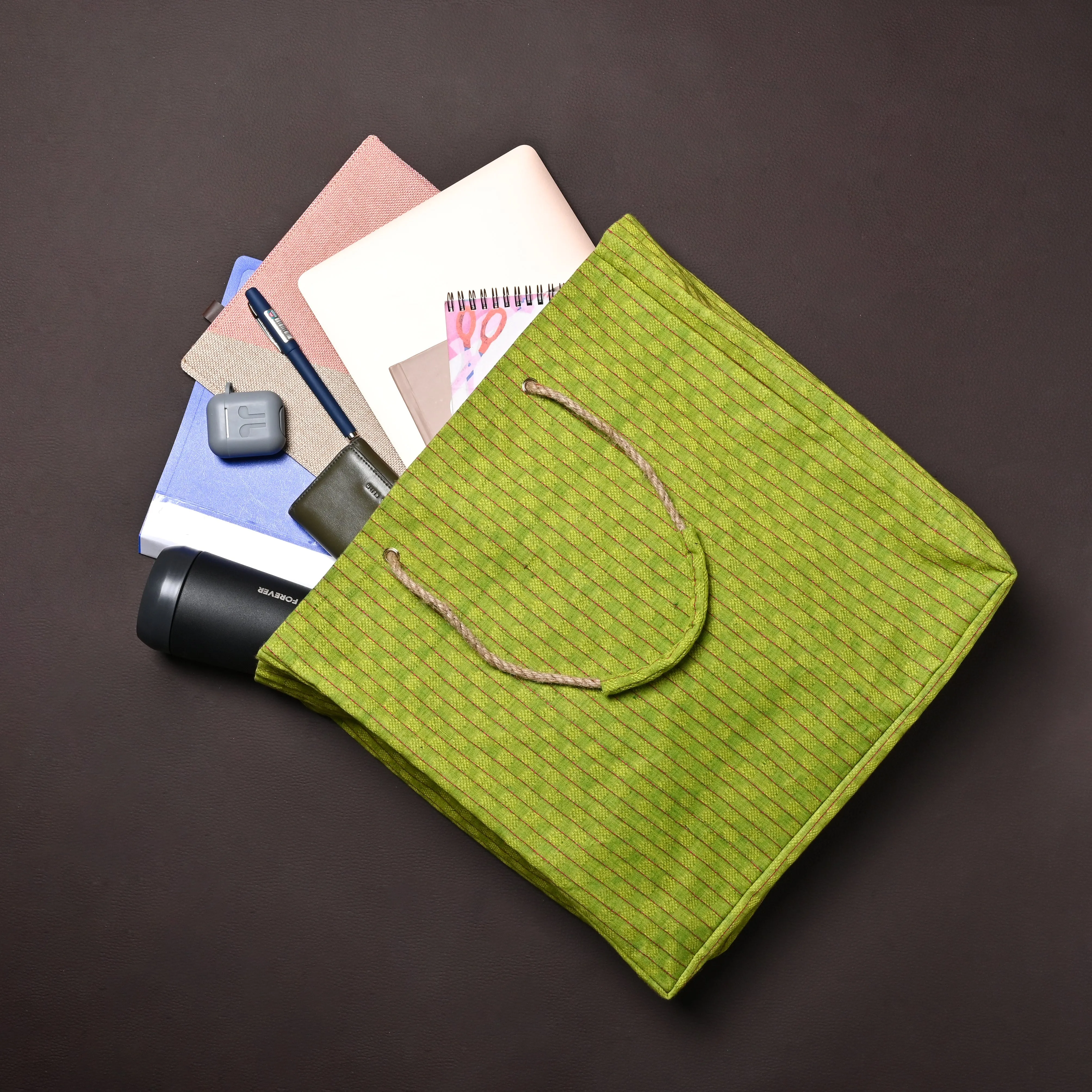 Cotton Utility Tote Bag