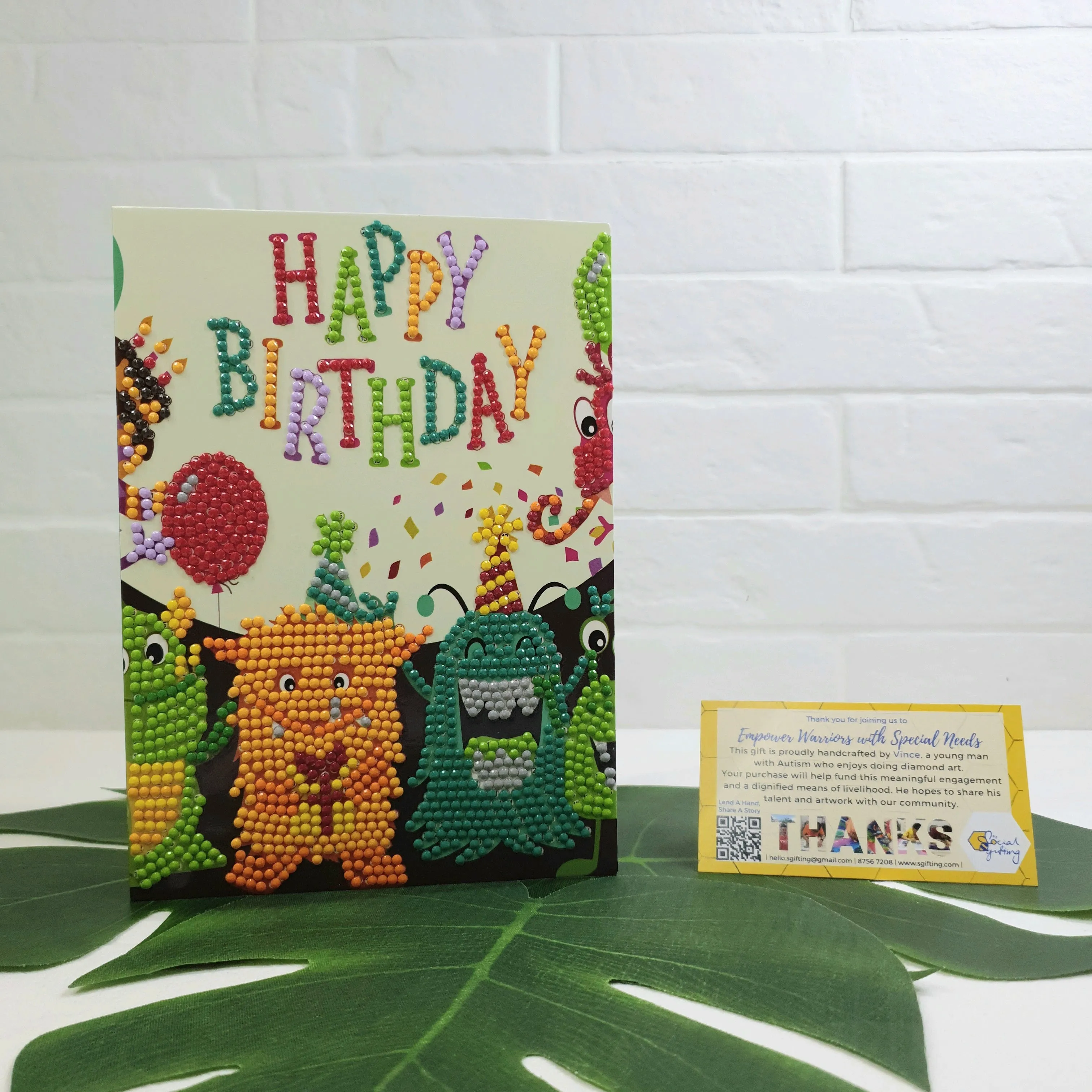 Diamond Art Birthday Cards