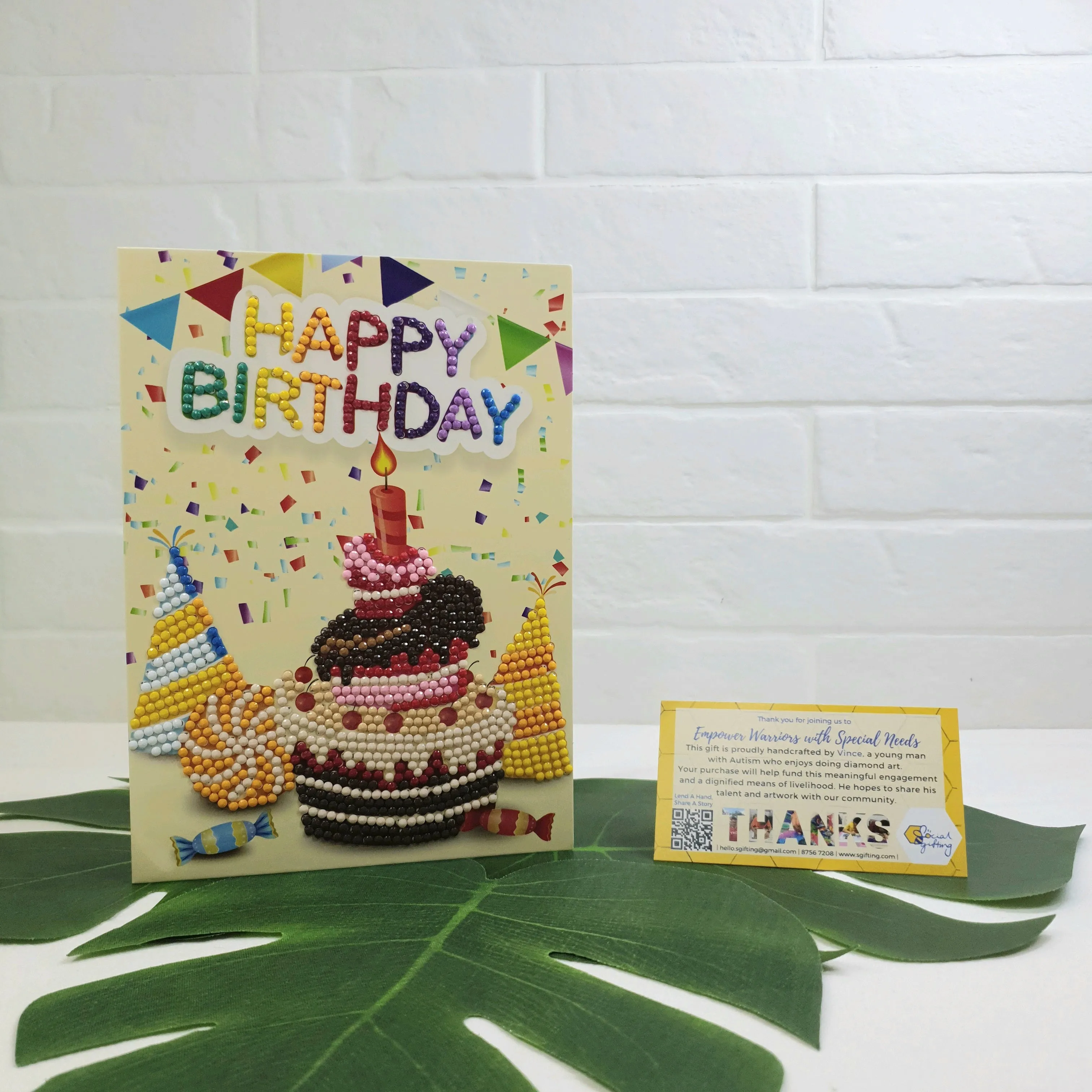 Diamond Art Birthday Cards