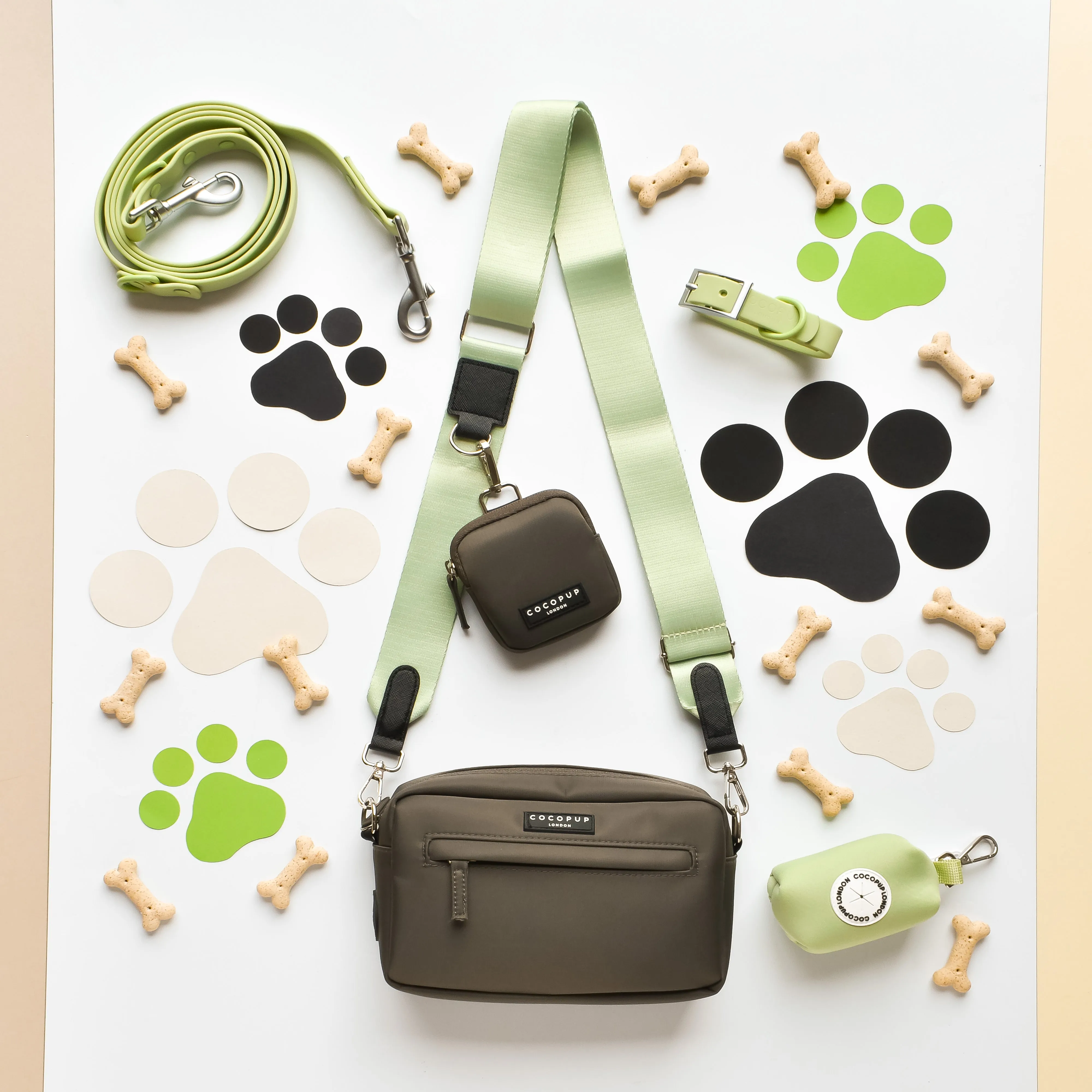 Dog Walking Bag Bundle - NAKD Matcha