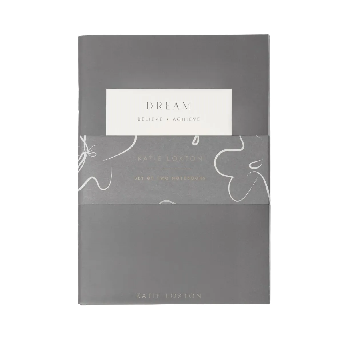'Dream Believe Achieve' Notebooks | Set of 2