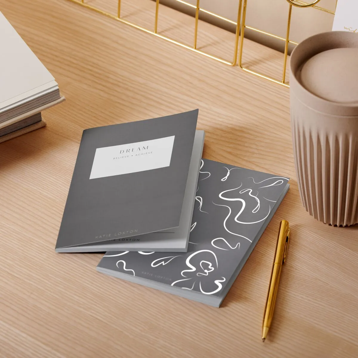 'Dream Believe Achieve' Notebooks | Set of 2