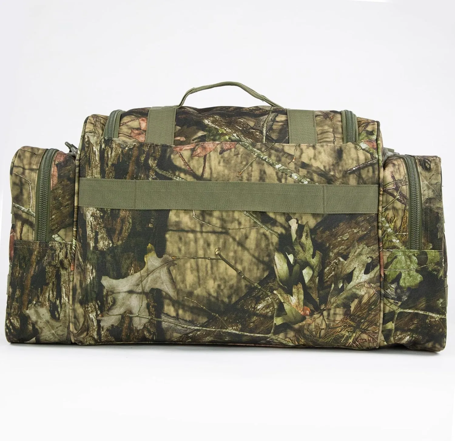 Duffel Bag  Heavy Duty Tactical Gym Bag for Men, Splashwater-Proof Weekender Travel Bag for Basketball, Football, Soccer, Hiking, and Hunting (Forest Tree Camo)