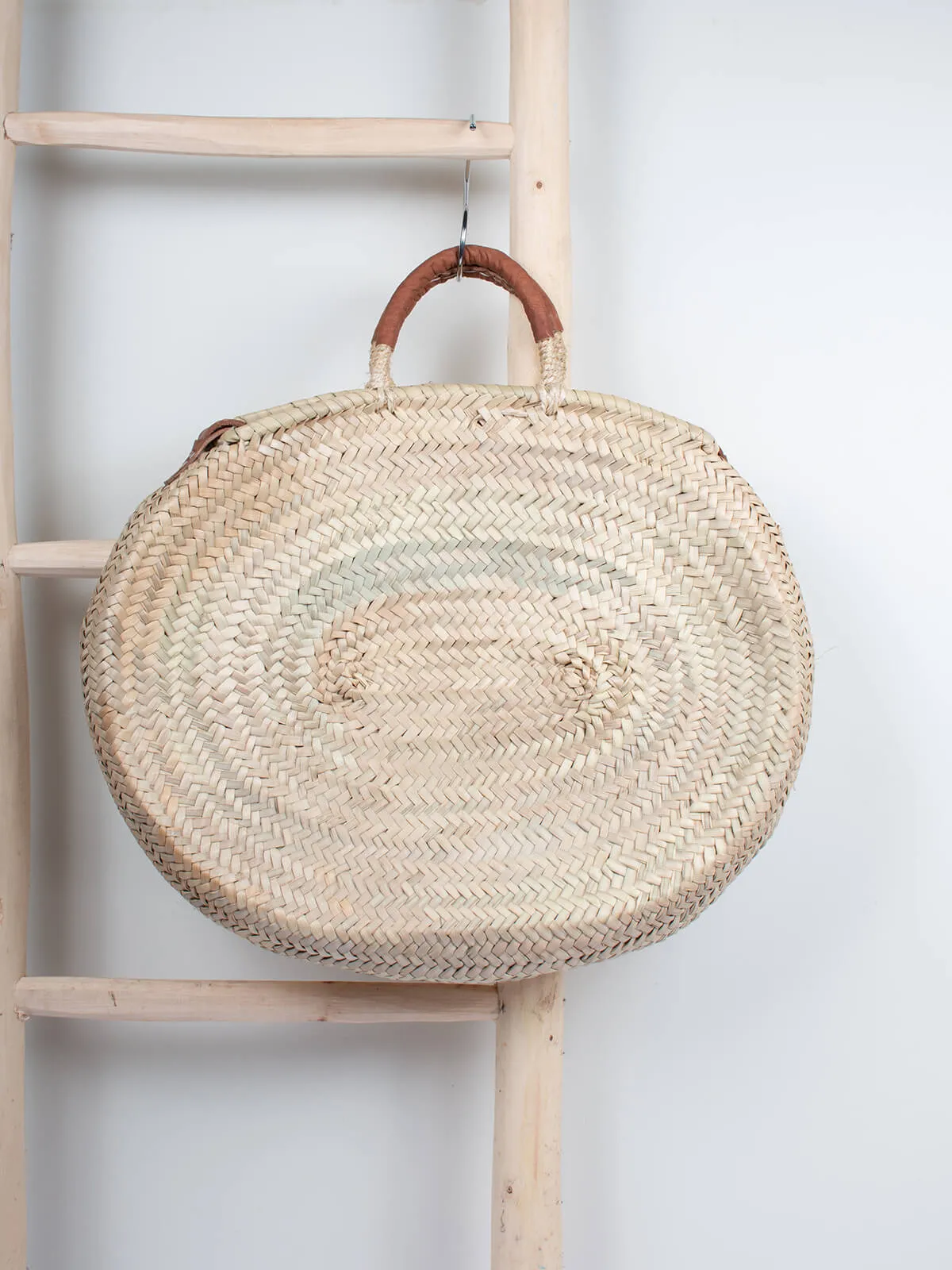 Dylan Crossbody Basket Bag, Tan