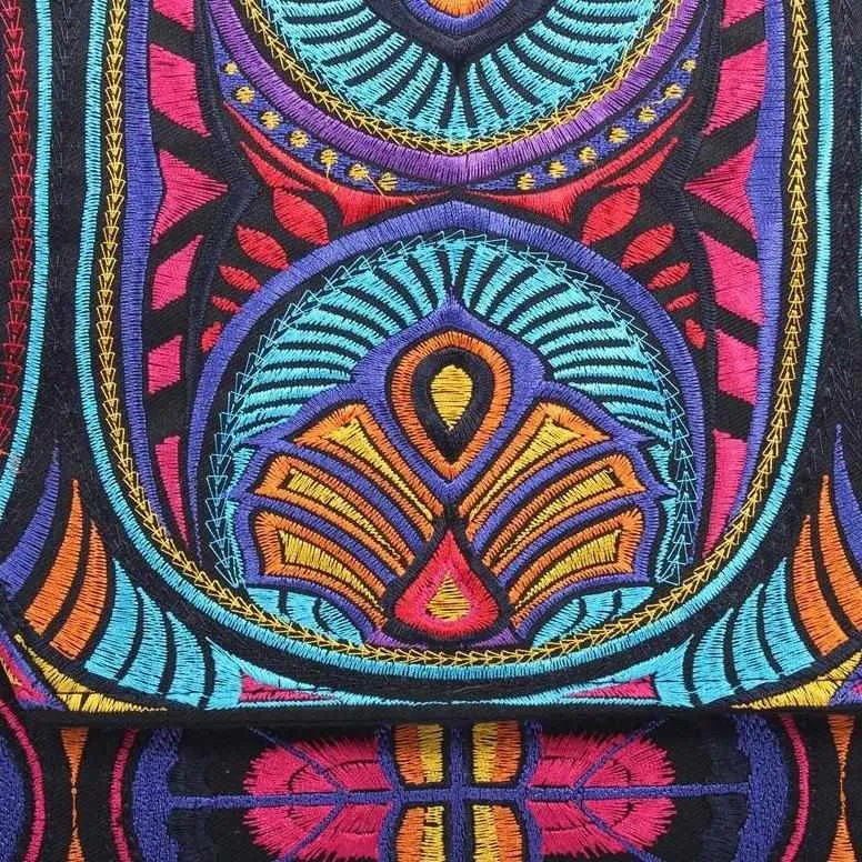 Embroidered Envelope Clutch | iPad Bag - Thailand