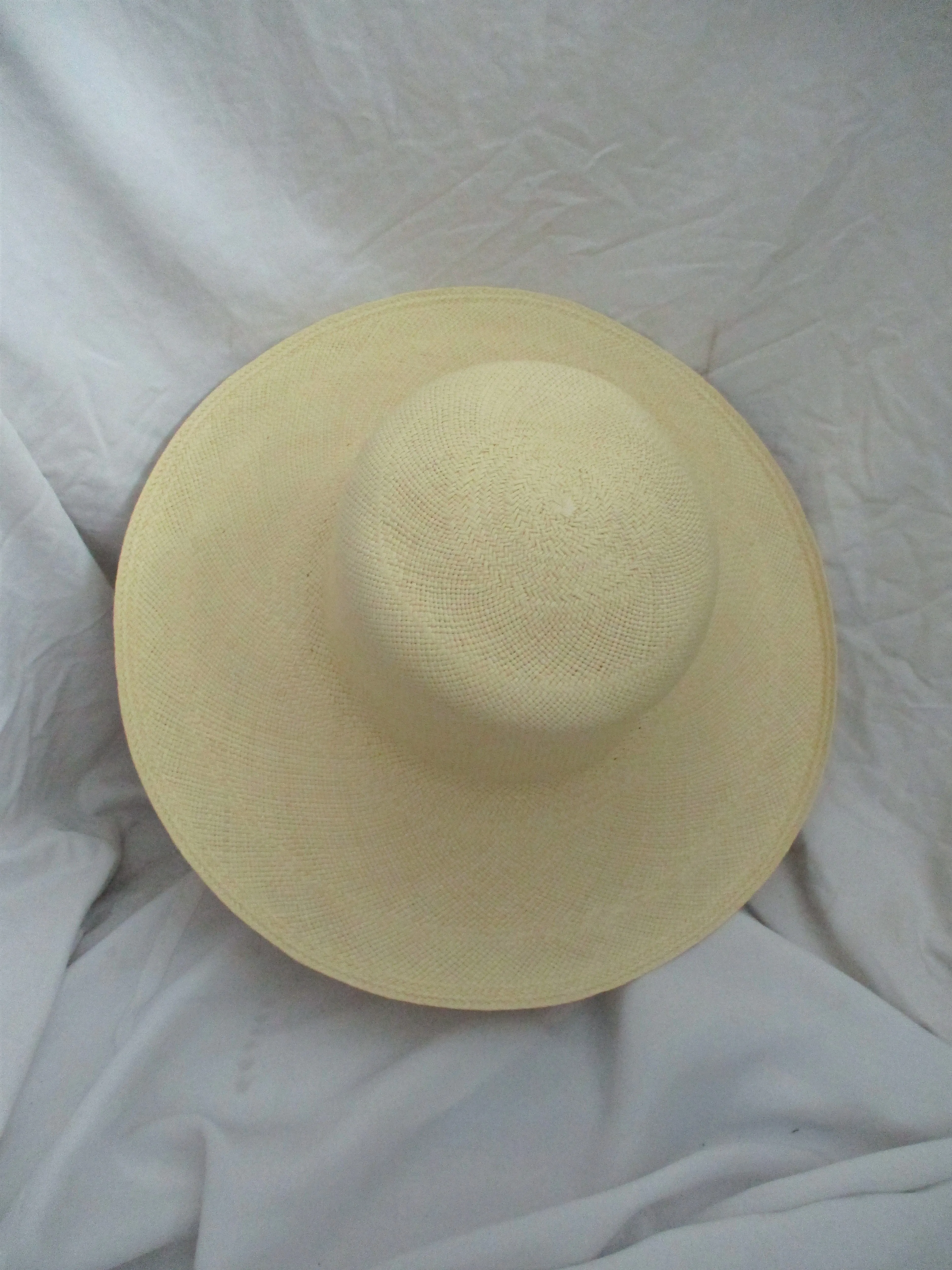 EUC Woven STRAW Sun Hat Wide Brim S Beach Summer Beach Fashion