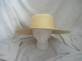 EUC Woven STRAW Sun Hat Wide Brim S Beach Summer Beach Fashion