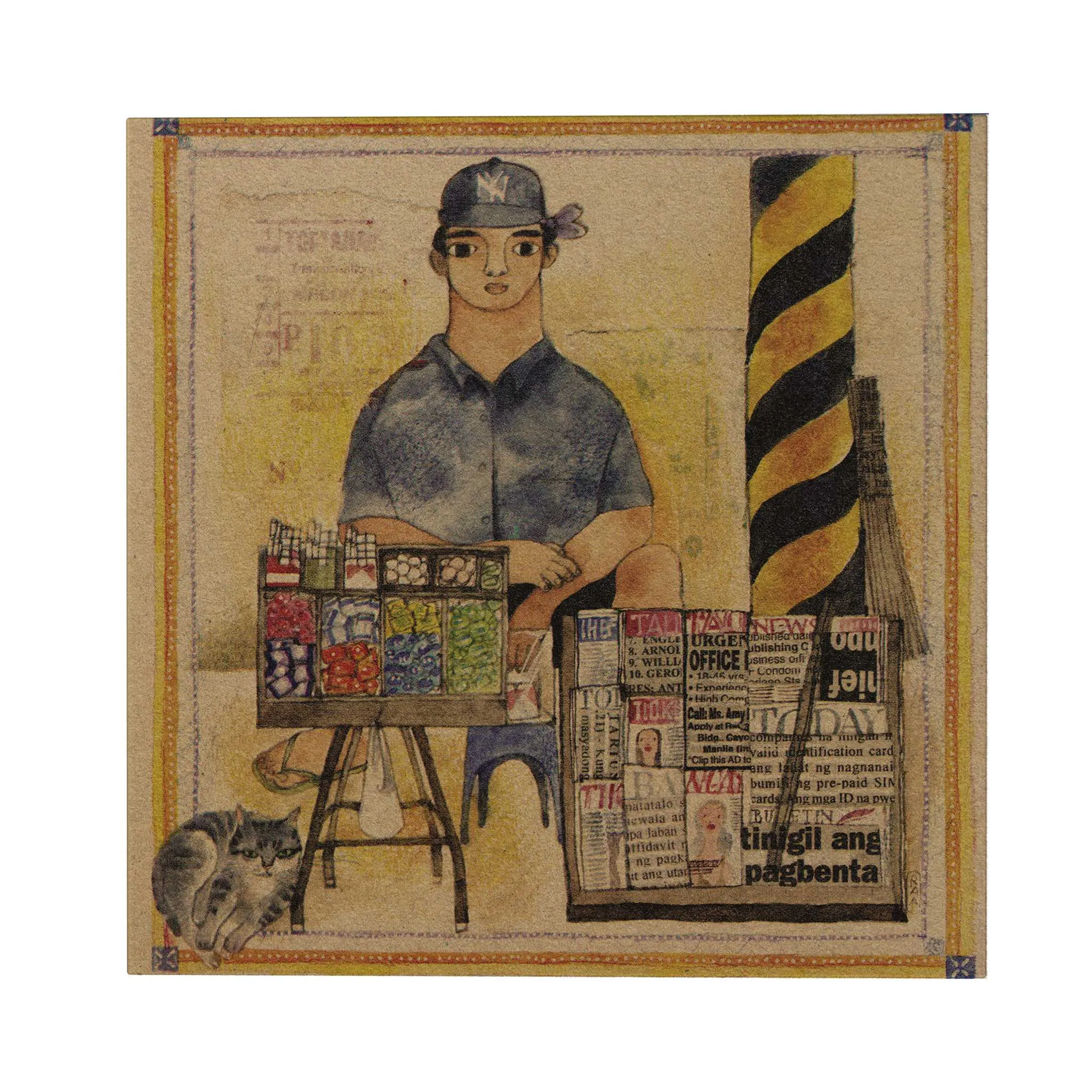 Filipiniana Square Greeting Card [CLEARANCE]