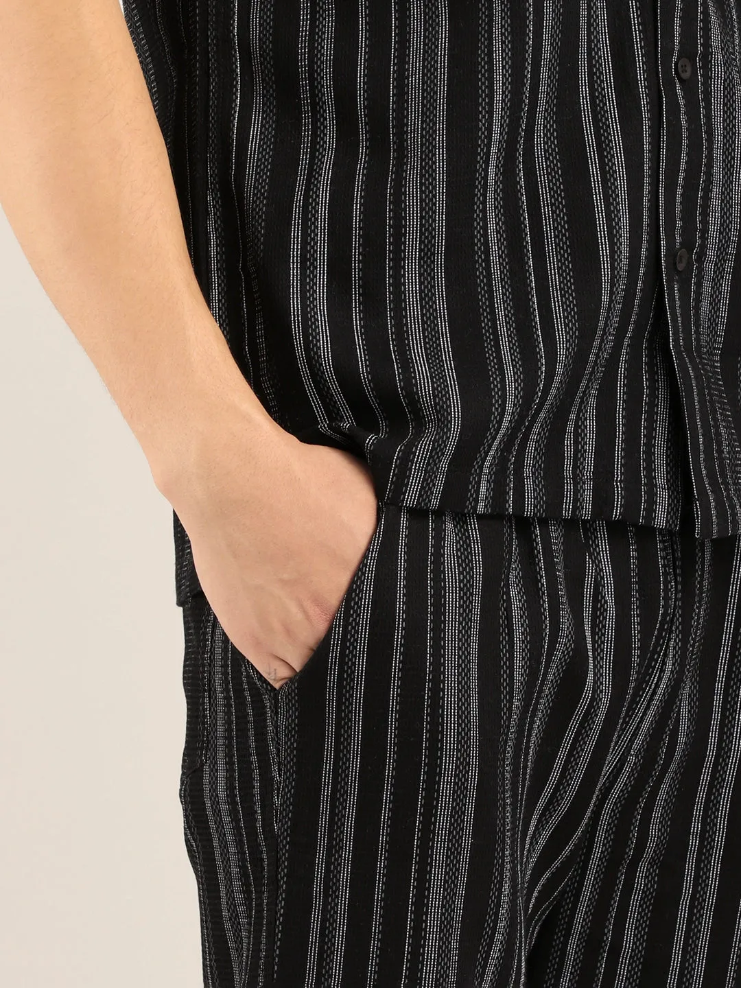 Flos Jute Black Co-Ord Set