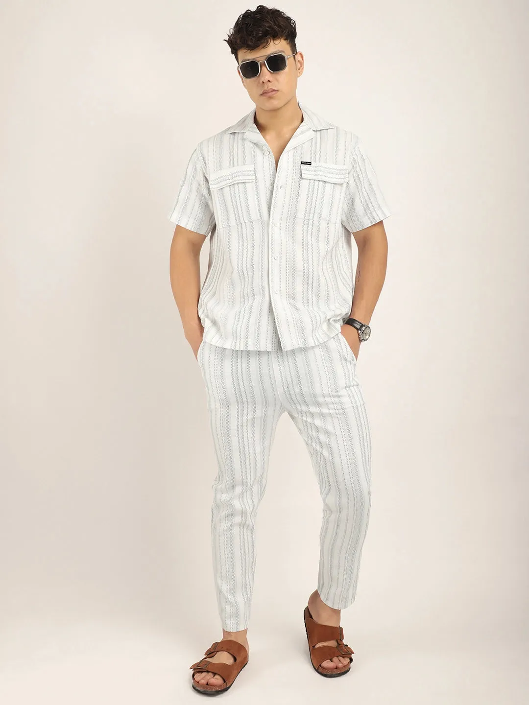 Flos Jute White Co-Ord Set