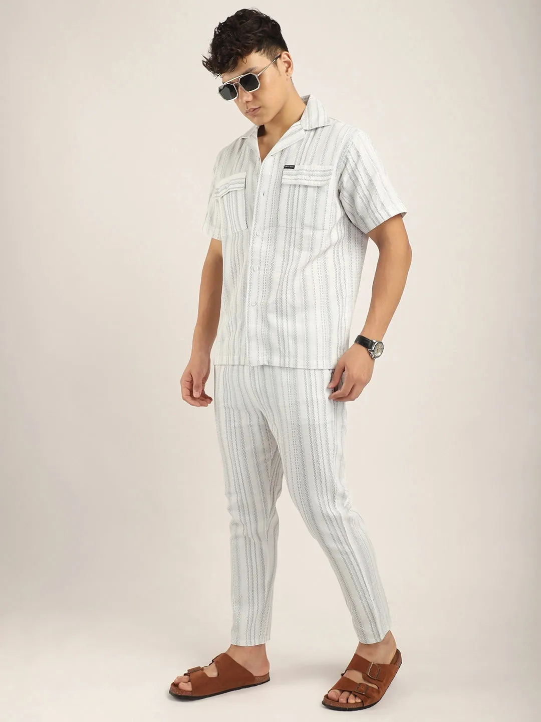 Flos Jute White Co-Ord Set