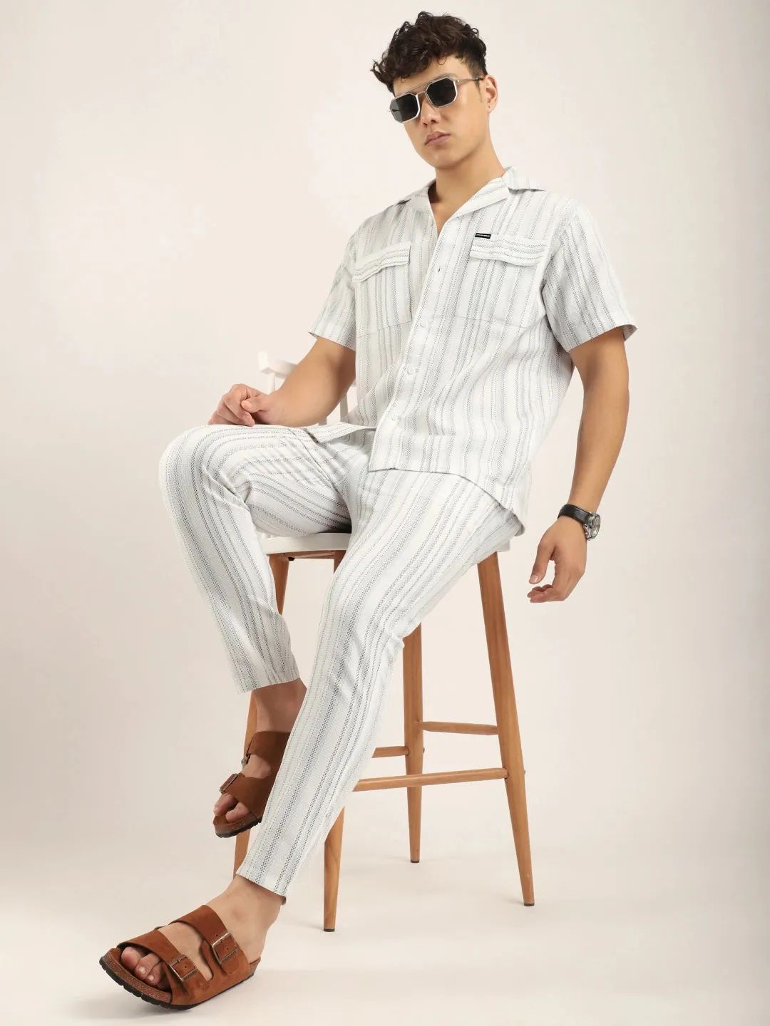 Flos Jute White Co-Ord Set
