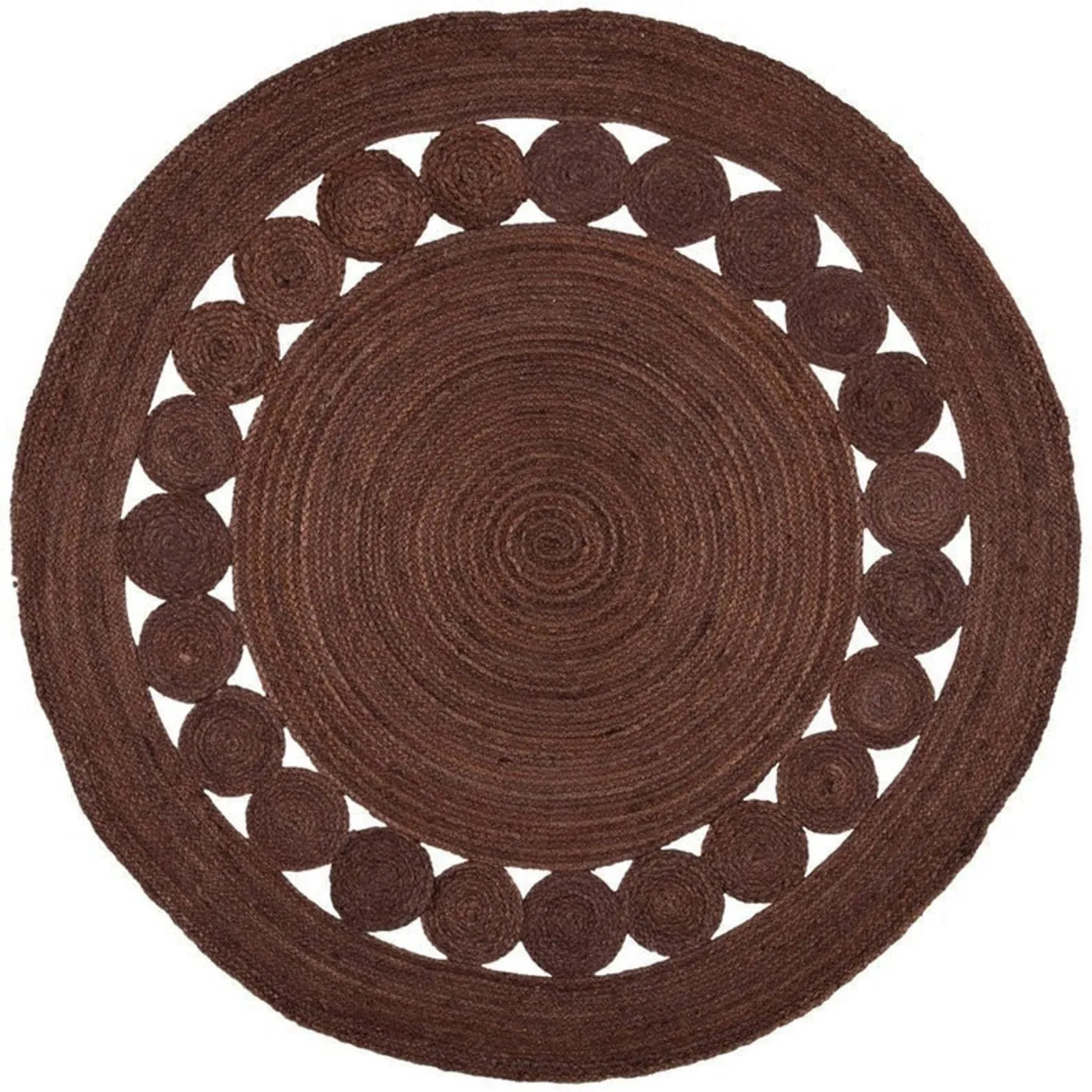 FLUENT - ROUND  JUTE  RUG