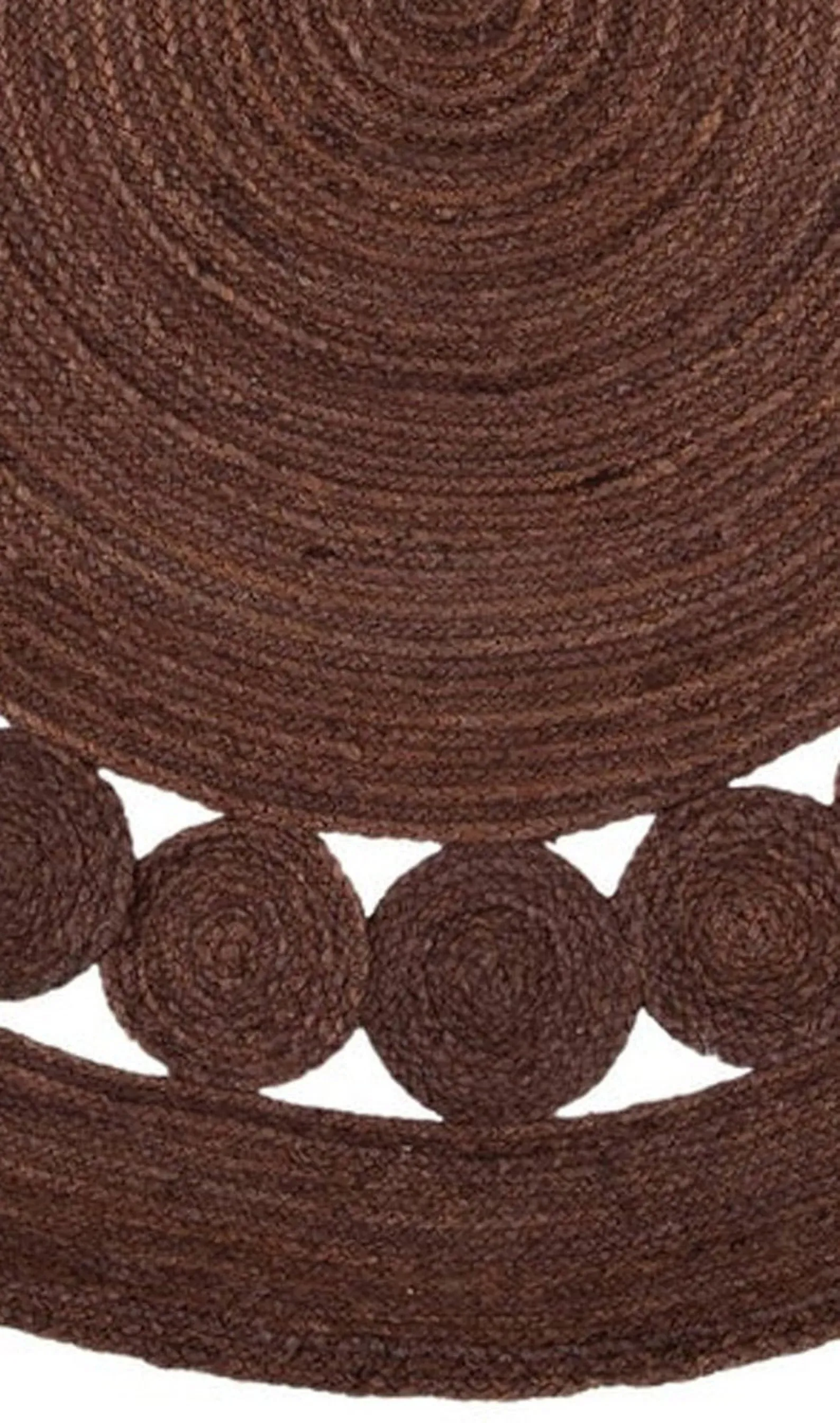 FLUENT - ROUND  JUTE  RUG