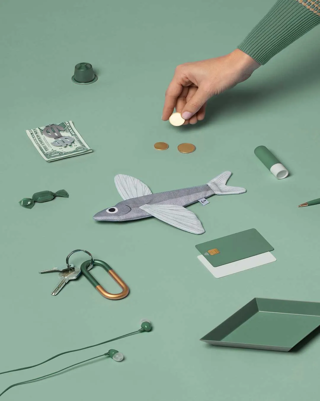 Flying fish Keychain