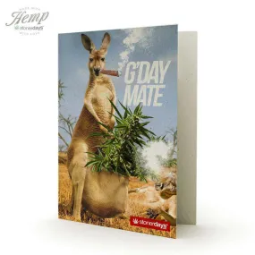GDAY MATE HEMP CARDS