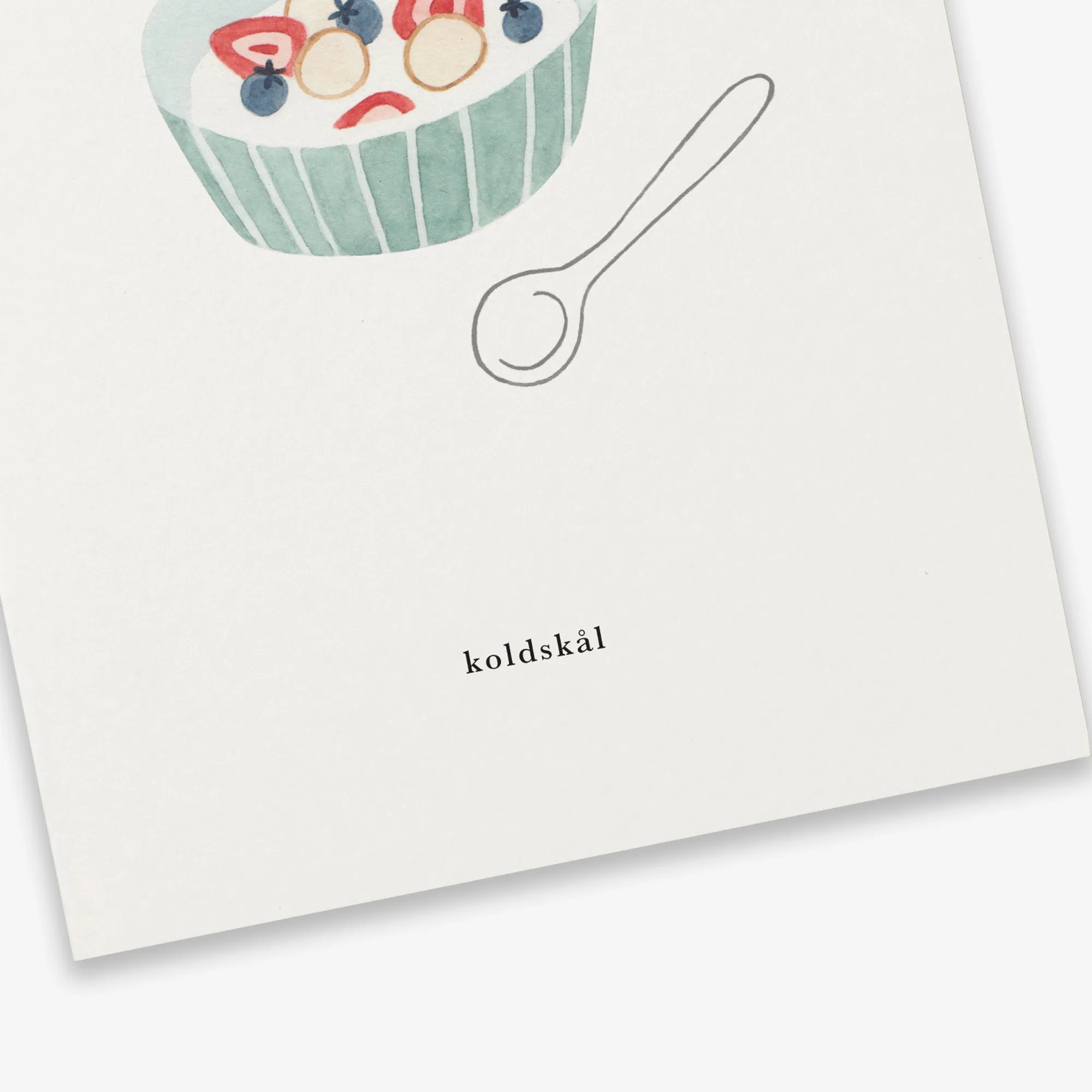 GREETING CARD // KOLDSKÅL (DANISH)