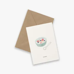 GREETING CARD // KOLDSKÅL (DANISH)