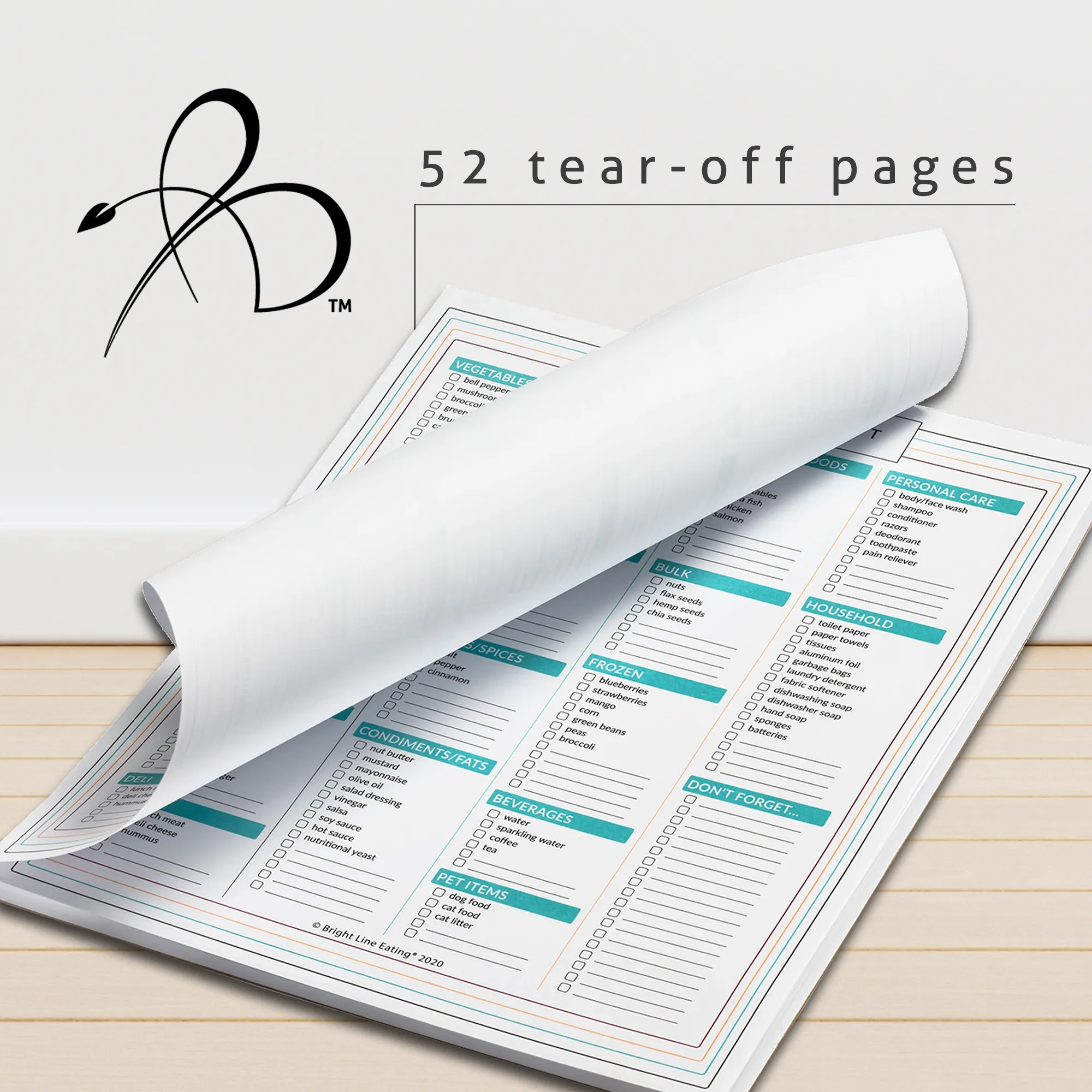 Grocery Shopping List   Meal Planner Combo