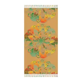 Handmade Mandala Beach Cloth - Boho Dune Art