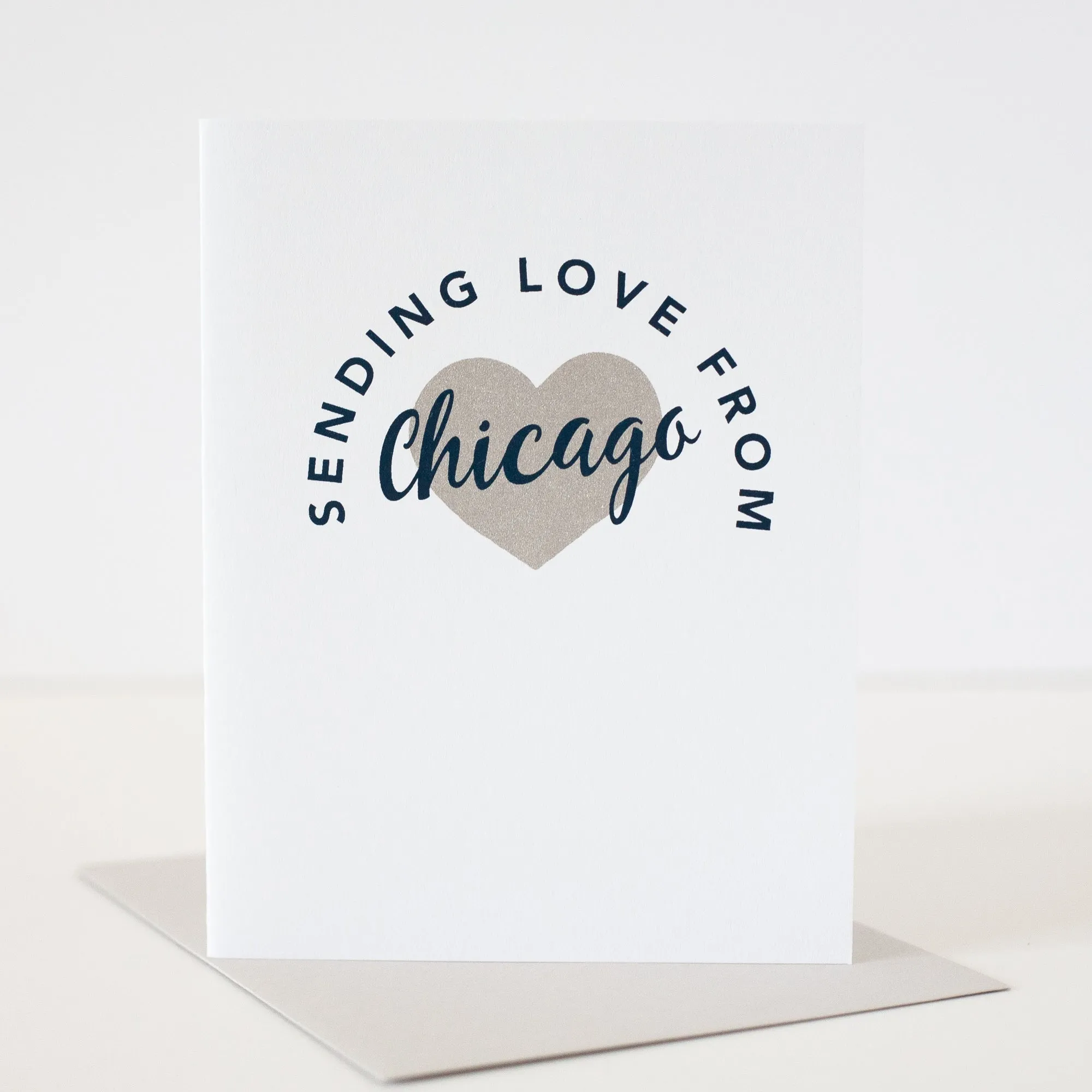 hello from Chicago greeting card, Chicago greeting card