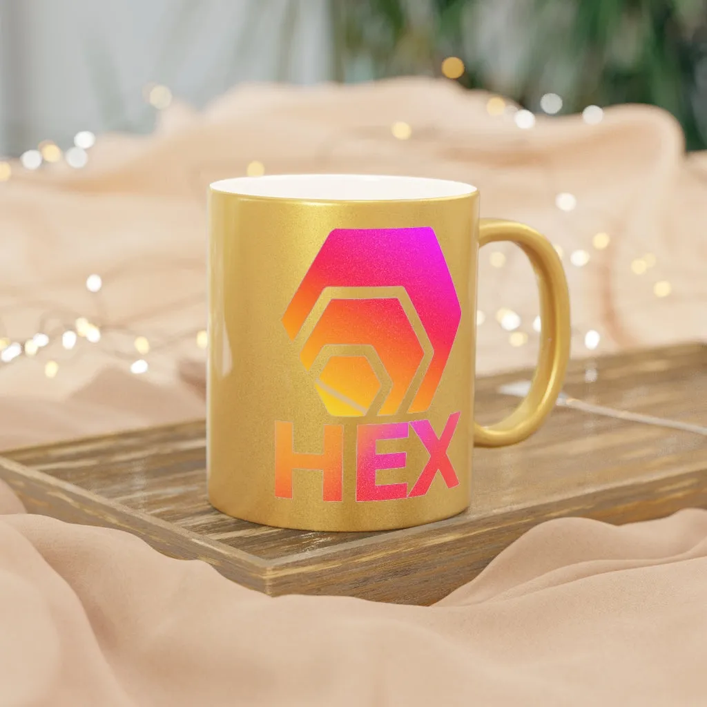 HEX Metallic Mug (Silver / Gold)