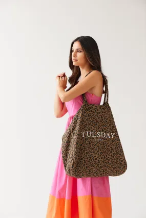 Leopard Print Holiday Bag - Faded