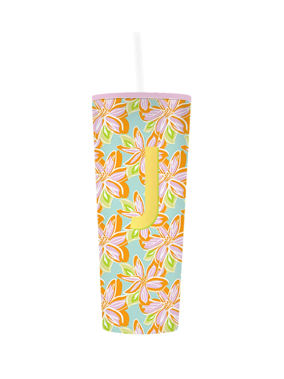 Initial 24oz Straw Tumbler | Tropical