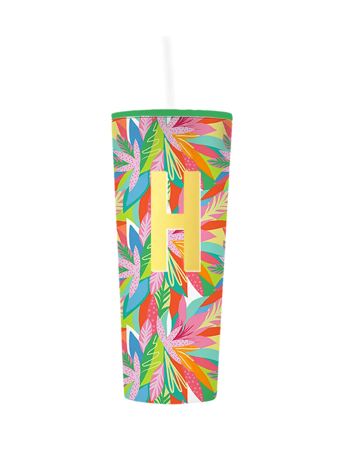 Initial 24oz Straw Tumbler | Tropical
