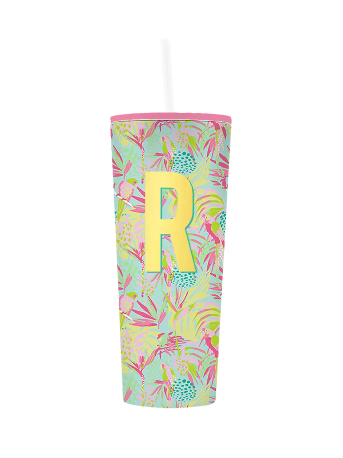 Initial 24oz Straw Tumbler | Tropical