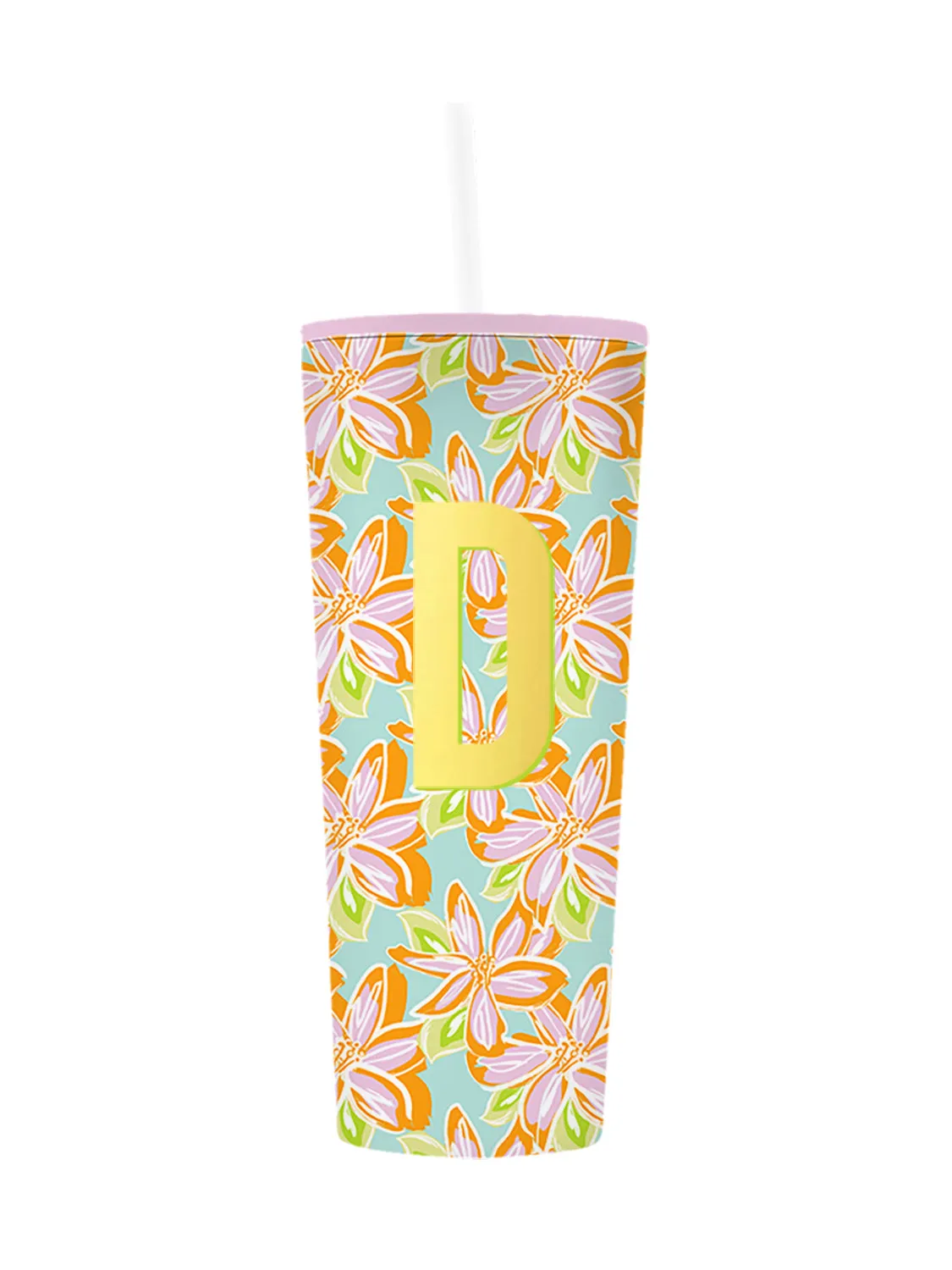 Initial 24oz Straw Tumbler | Tropical