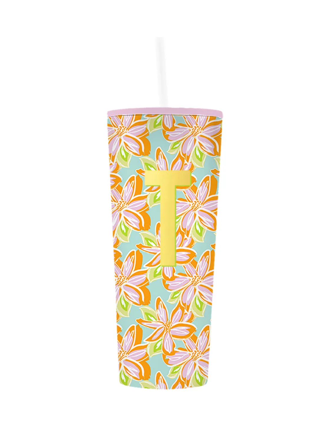 Initial 24oz Straw Tumbler | Tropical