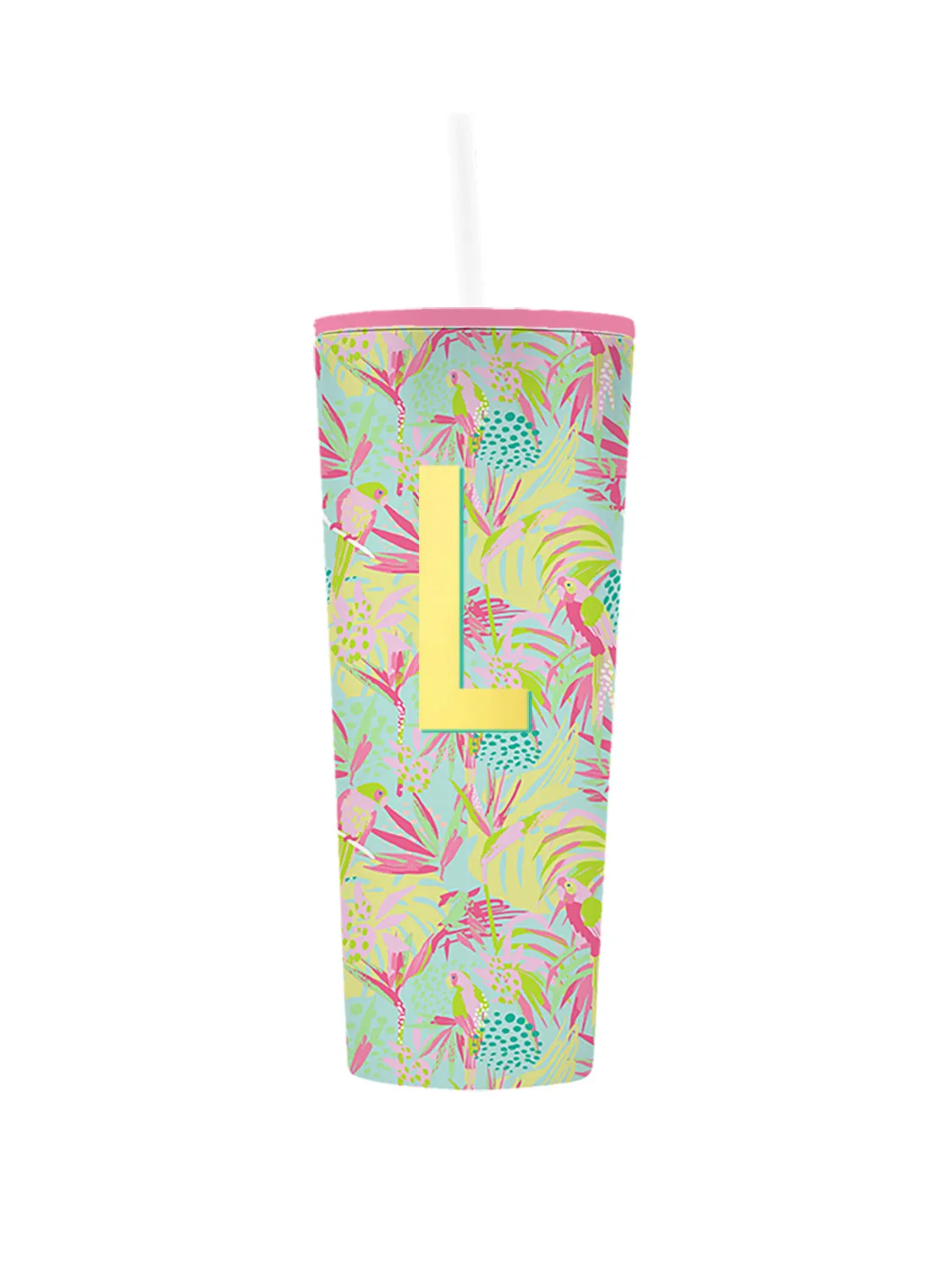 Initial 24oz Straw Tumbler | Tropical