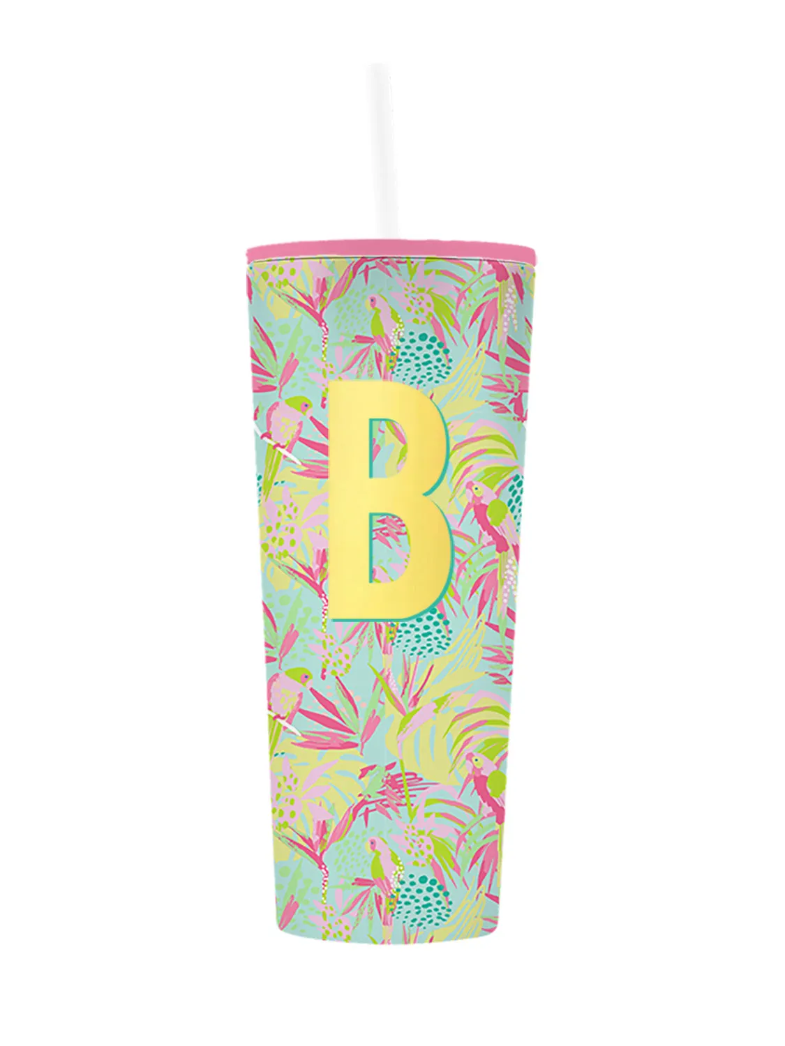 Initial 24oz Straw Tumbler | Tropical