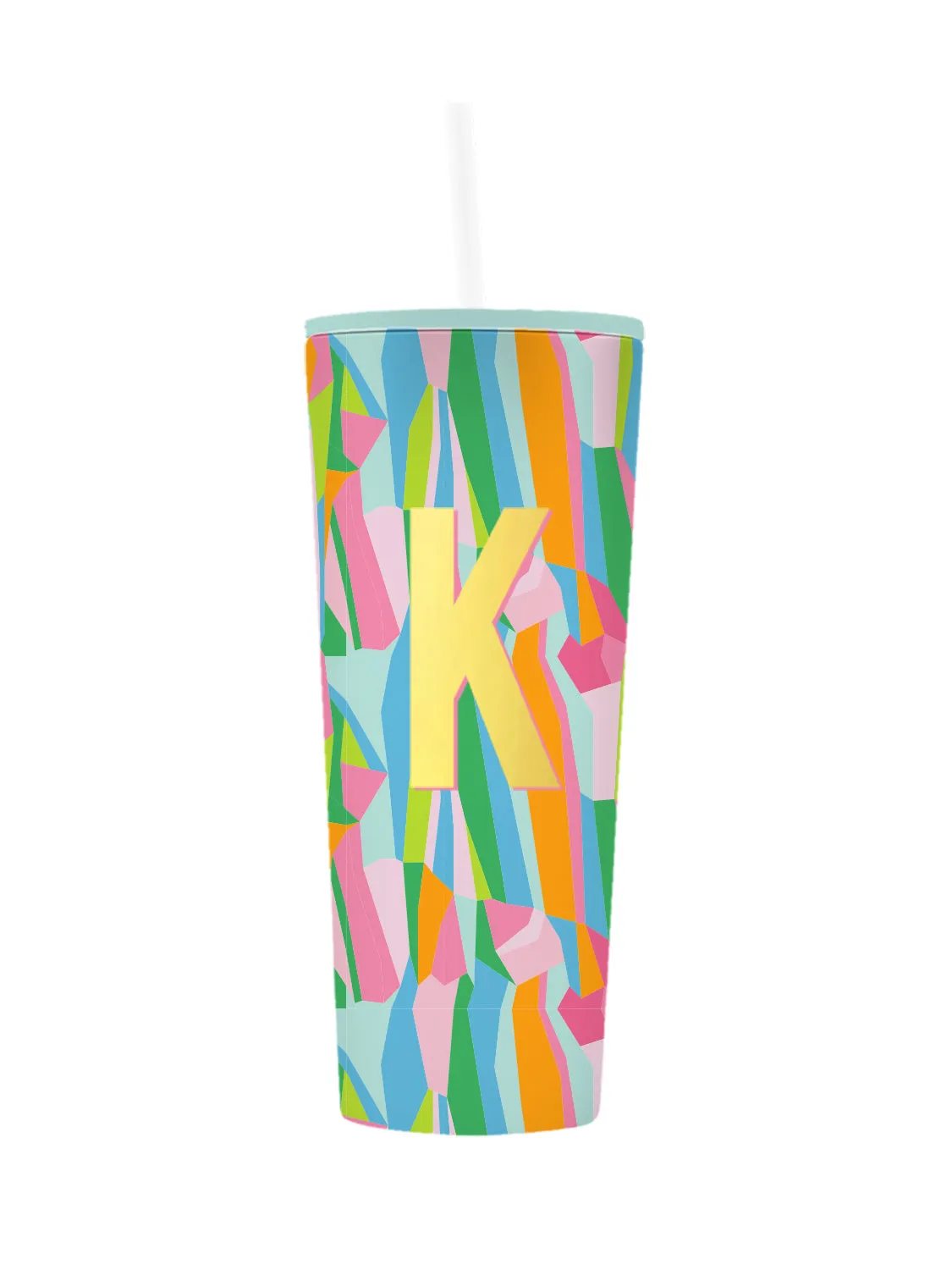 Initial 24oz Straw Tumbler | Tropical