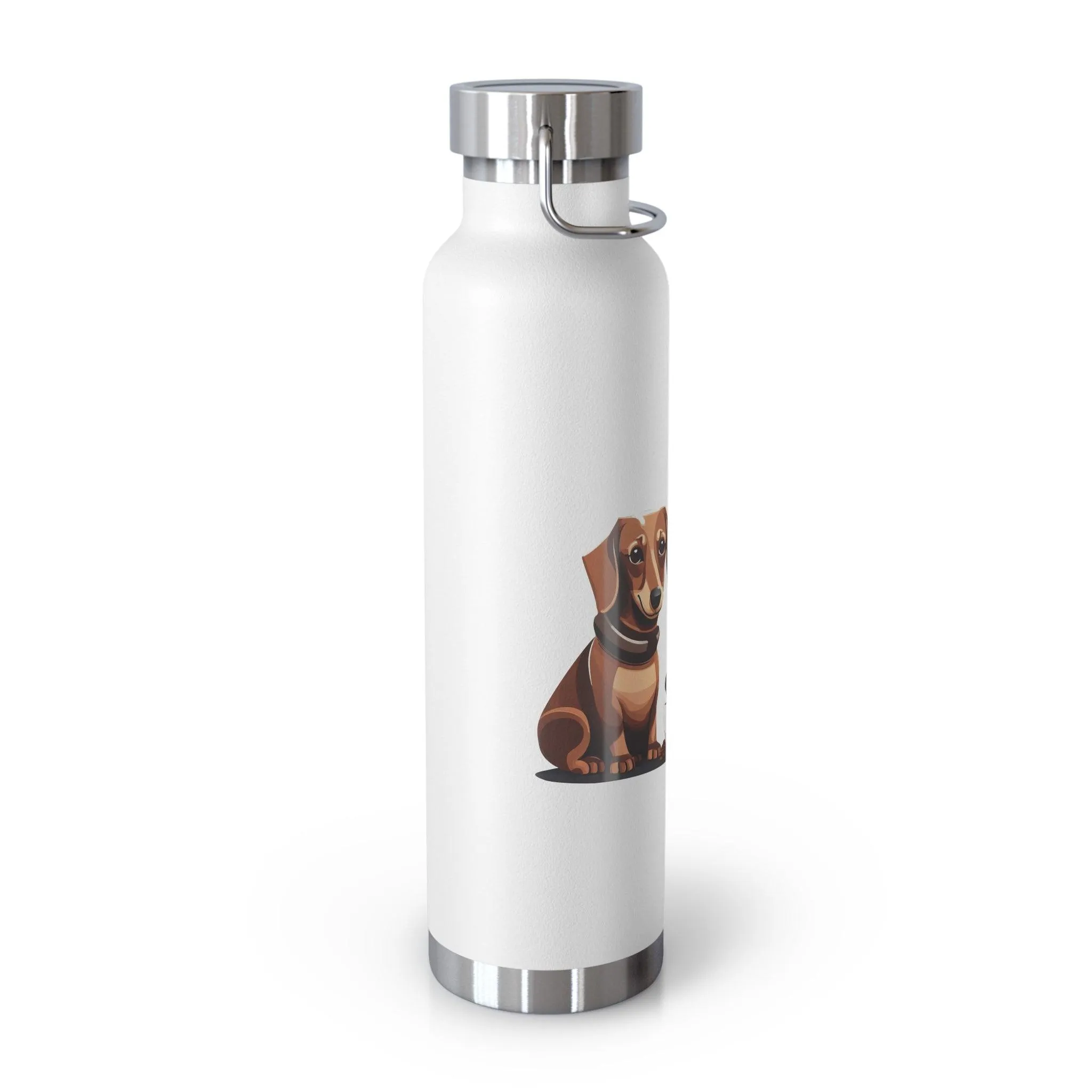 Insulated Bottle: "I Run on Coffee and Dachshund Hugs"