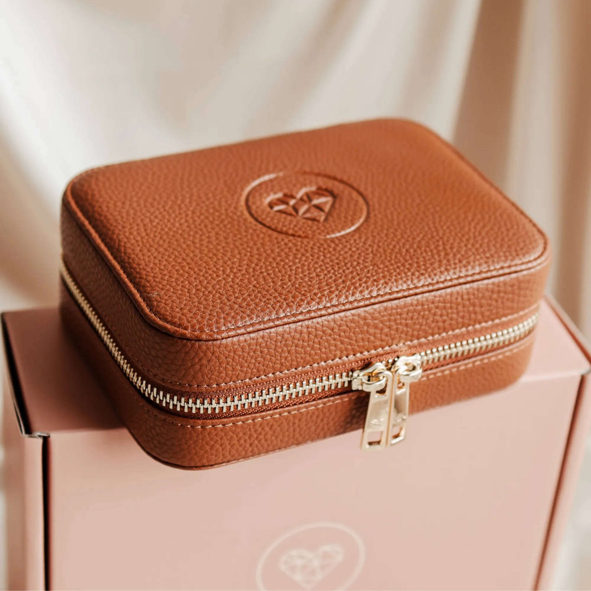 Jewellery Travel Case • Tan Brown