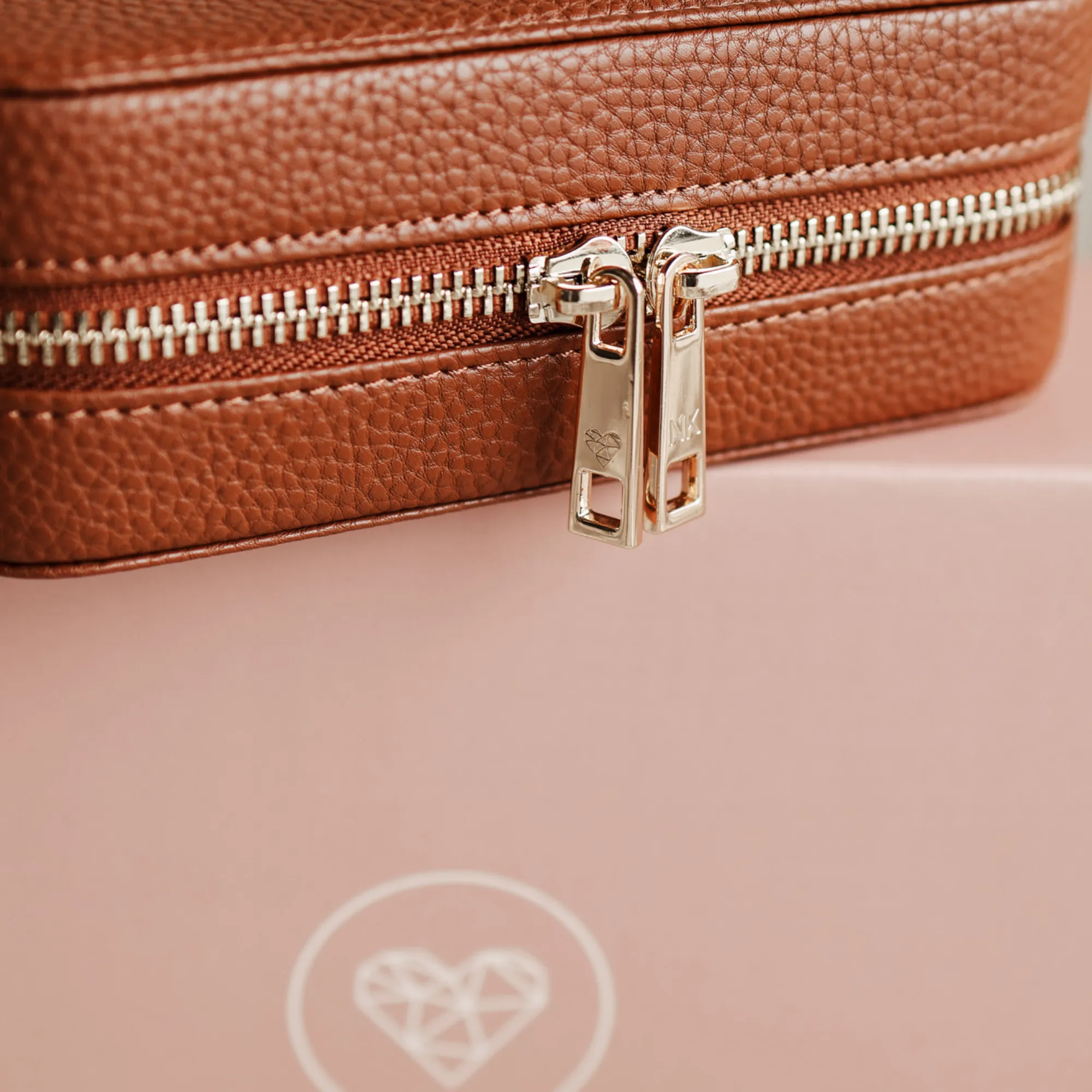 Jewellery Travel Case • Tan Brown