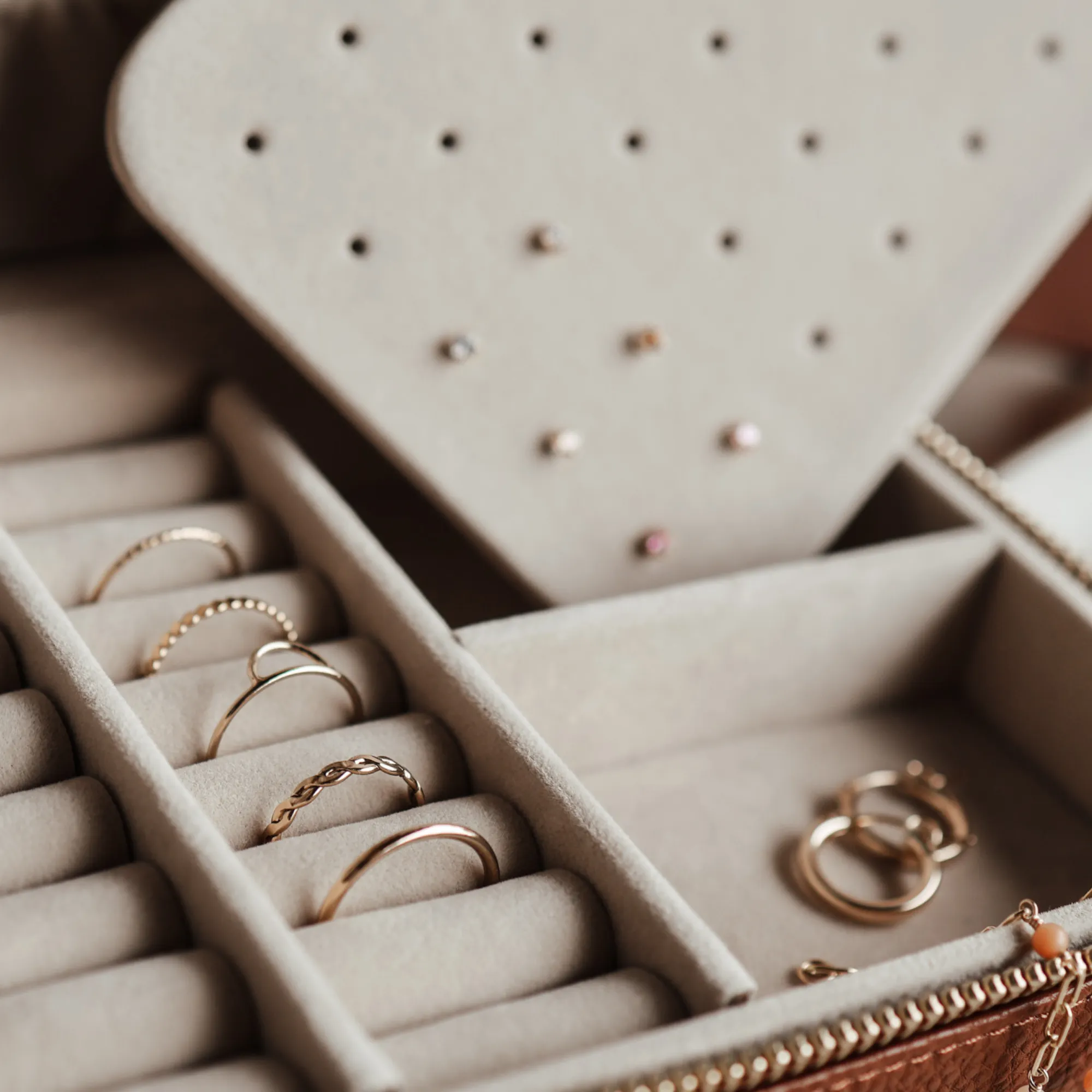 Jewellery Travel Case • Tan Brown