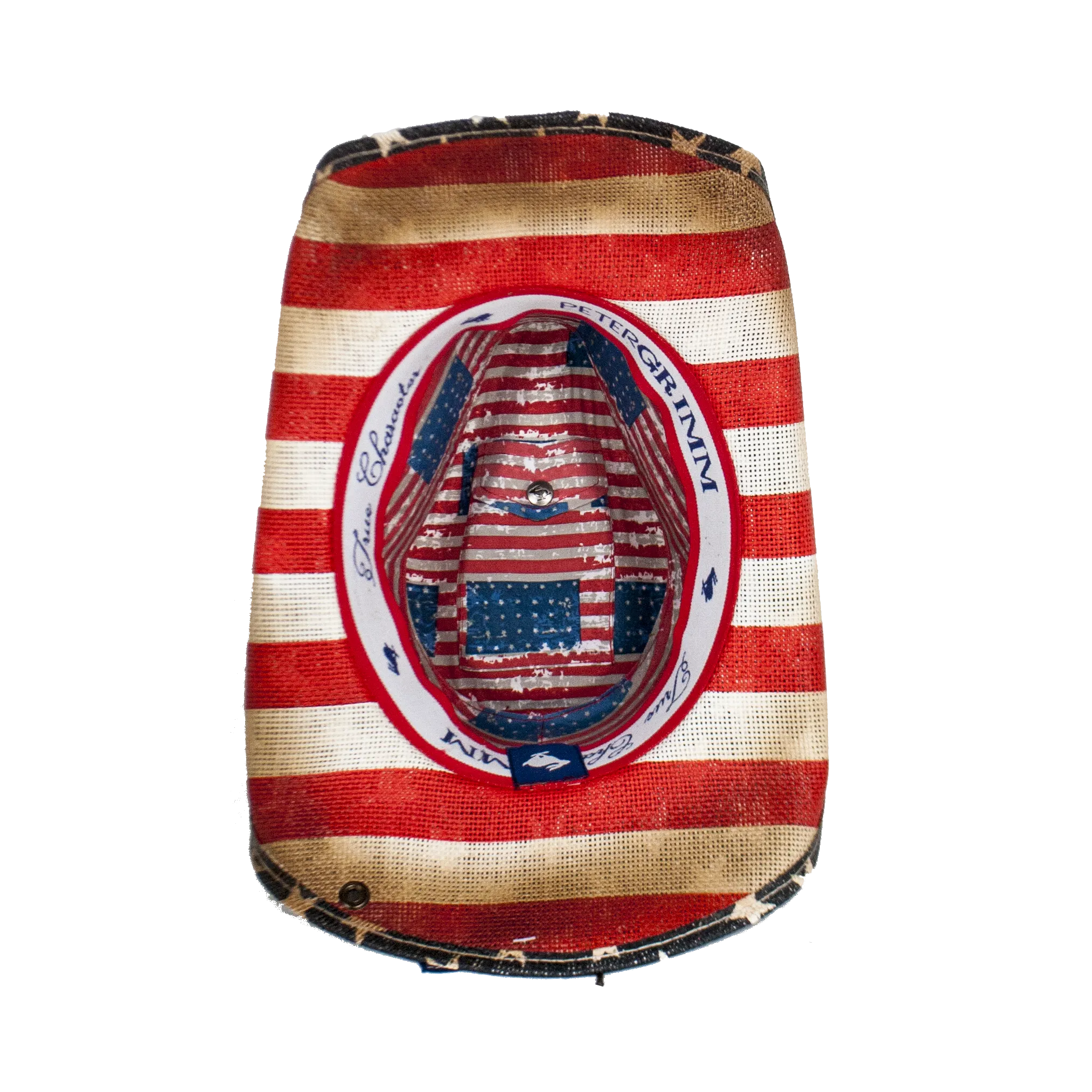 Justice Red White Blue USA Cowboy Hat by Peter Grimm - Bourbon Cowgirl