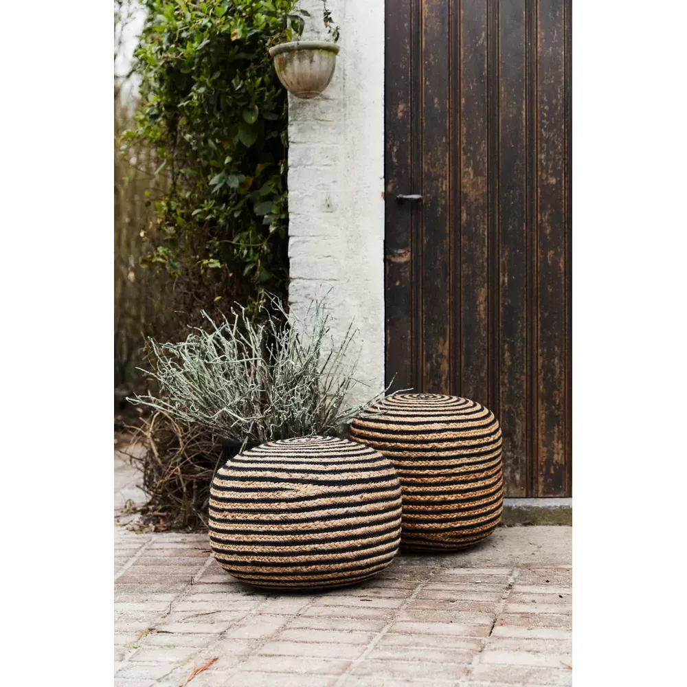 Jute Ottoman
