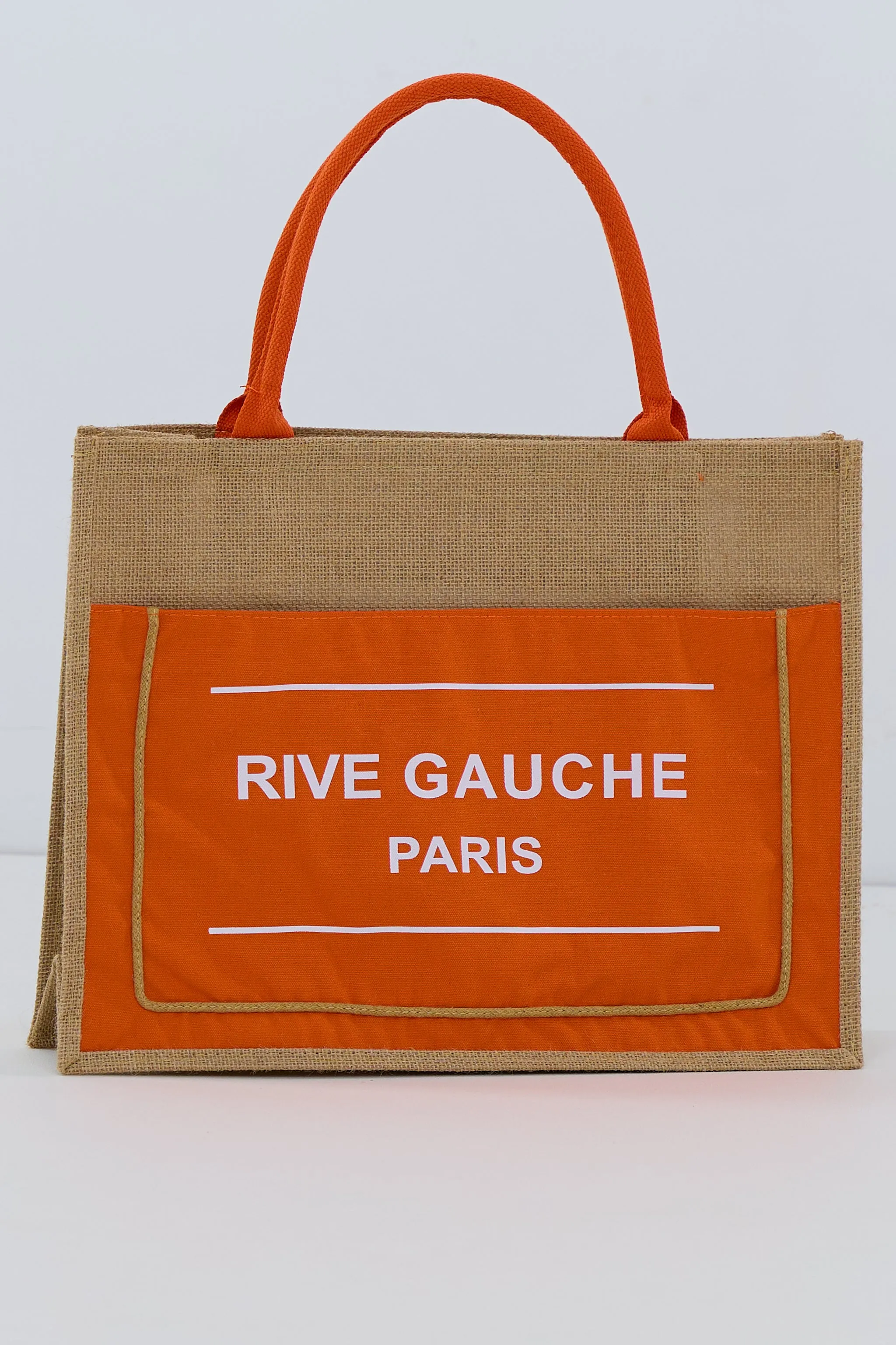 Jute Shopper Paris, natur