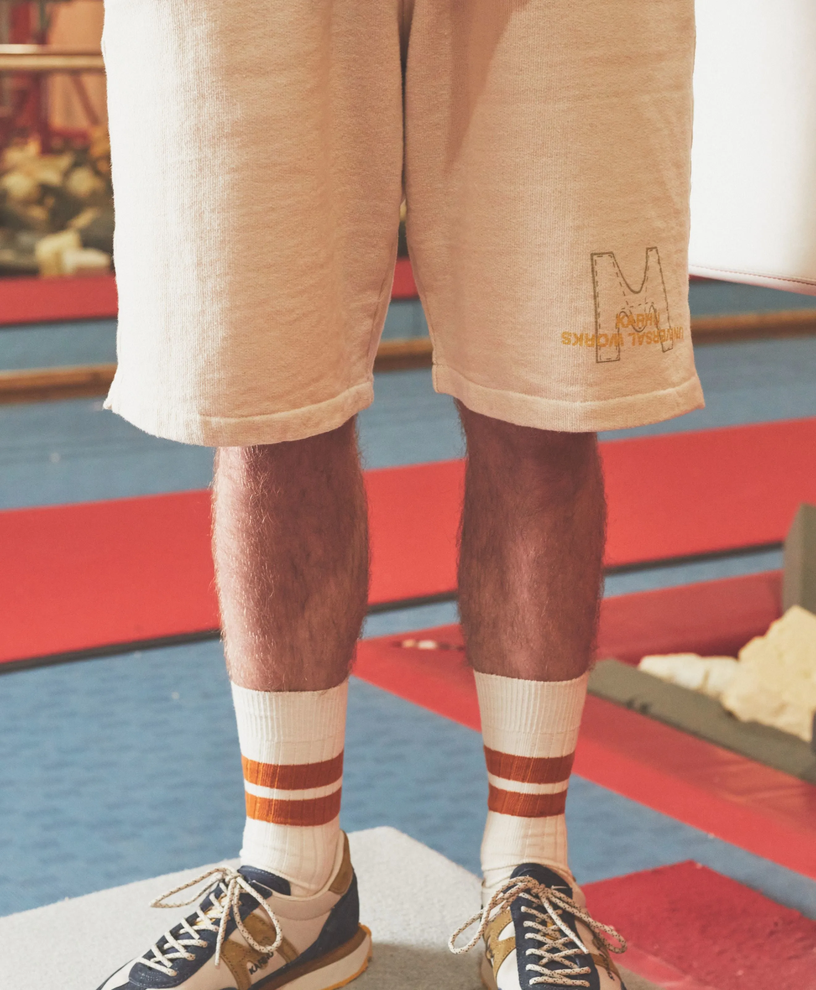 KARHU X UNIVERSAL WORKS TRACK SHORT - ECRU