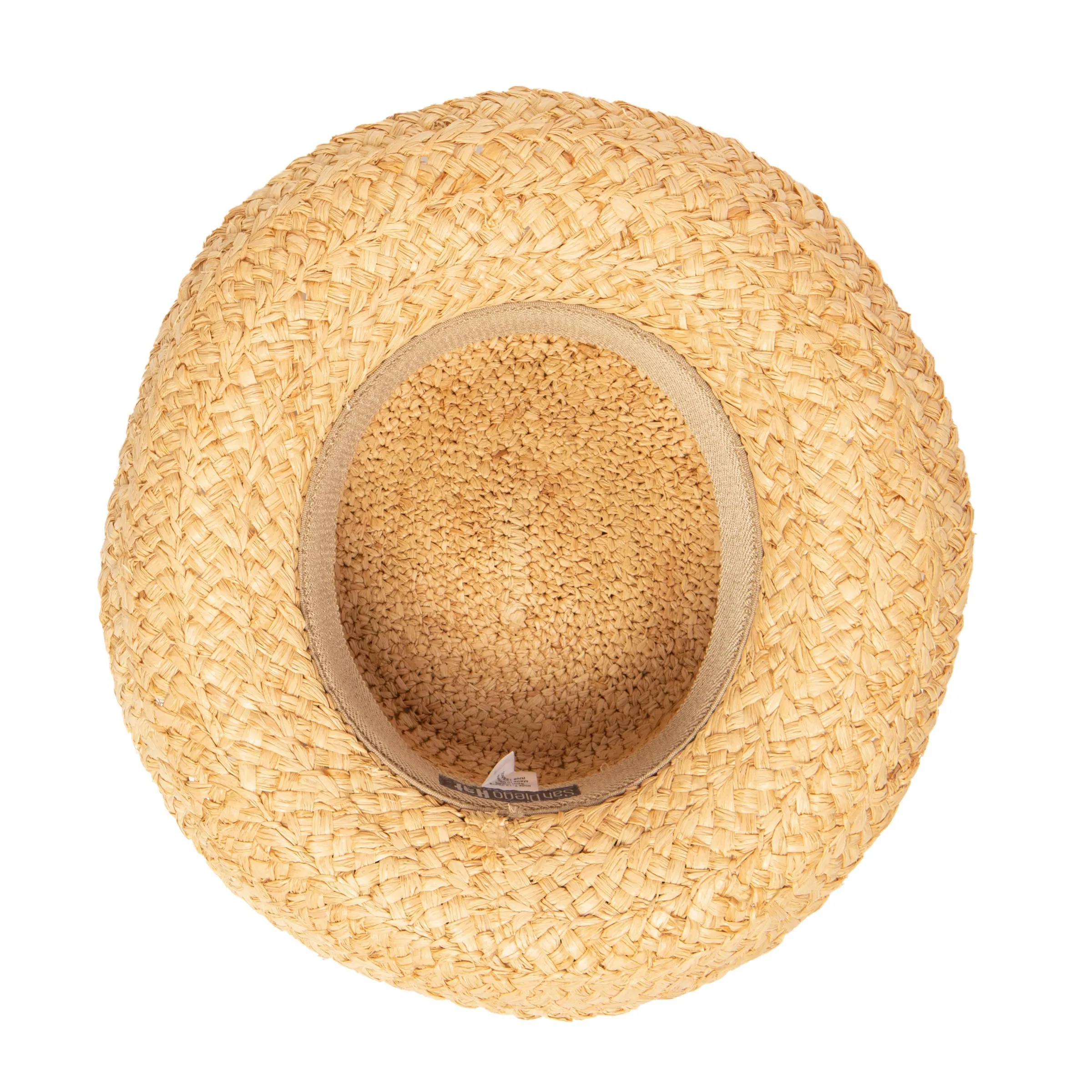 Kids' Raffia Hat With Ribbon (RHL9)