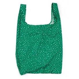 Kind Bag Reusable Shopping Bag Large Polka Dots Green