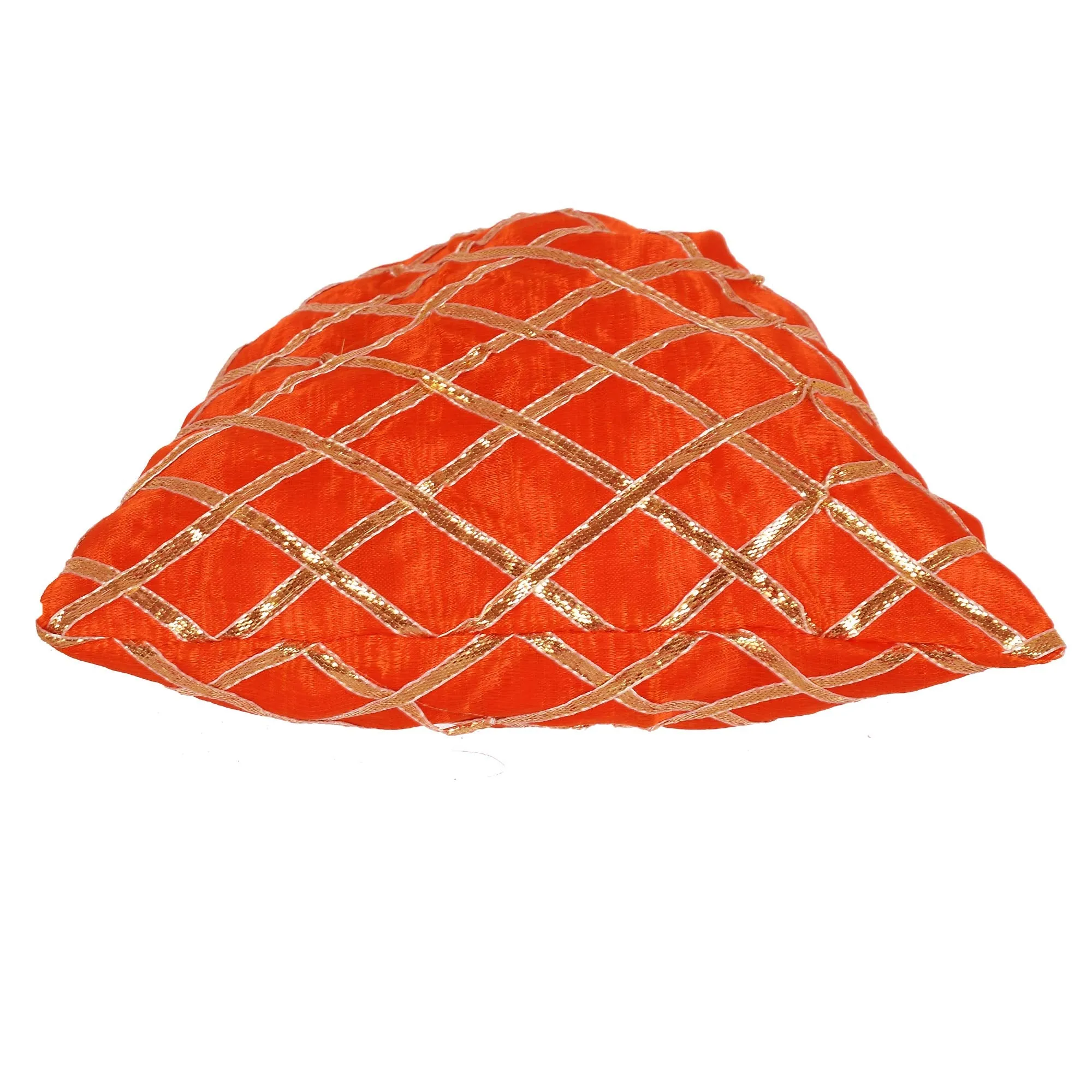 Kuber Industries Jute Potli Bags for Return Gifts with Drawstring|Pack of 6 (Red & Orange & Pink)