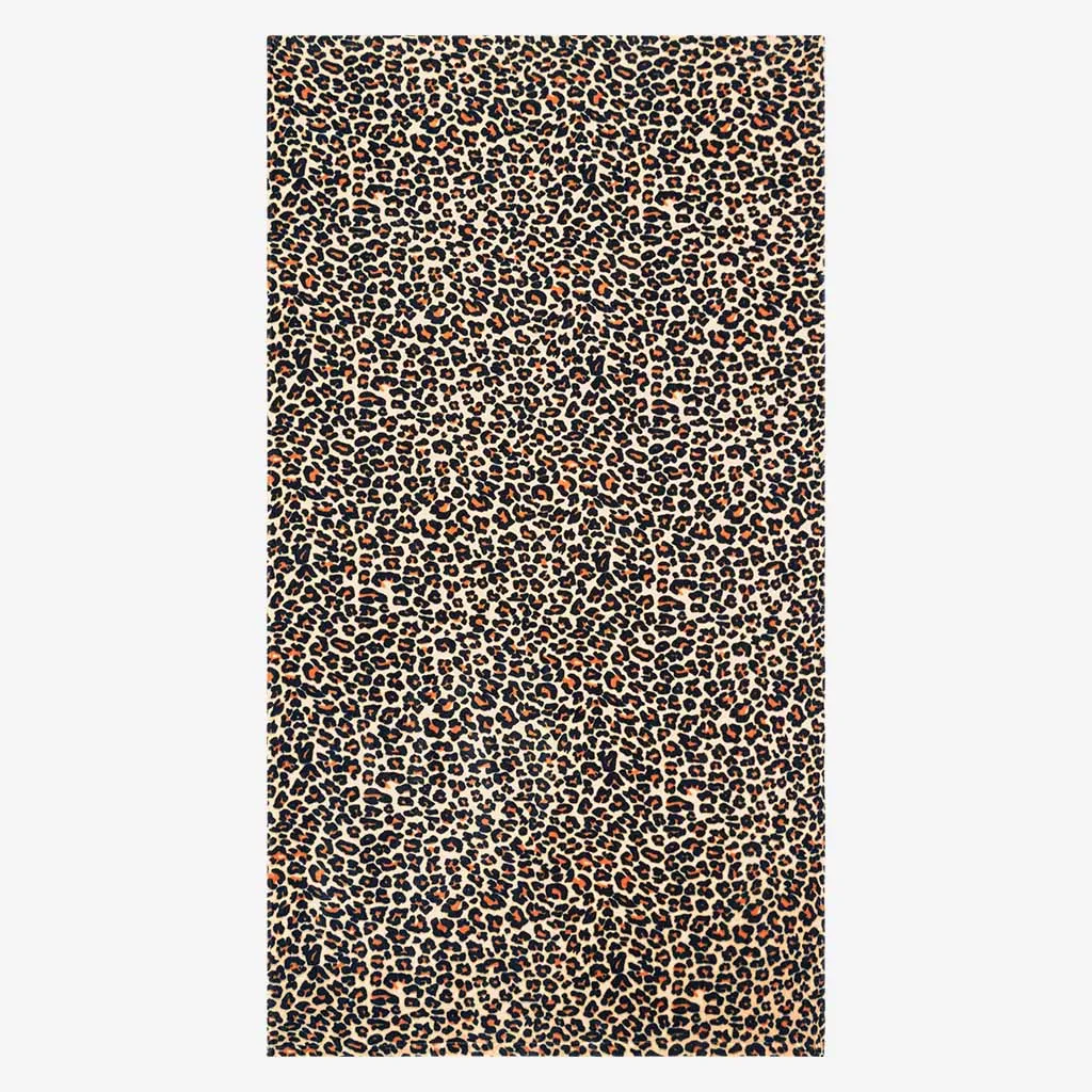 Lana Leopard Tan Beach Towel