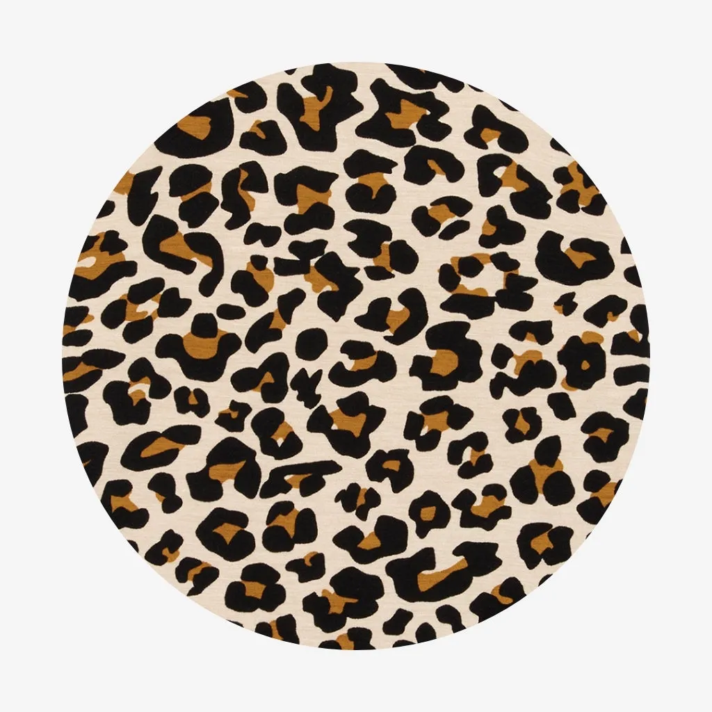 Lana Leopard Tan Beach Towel