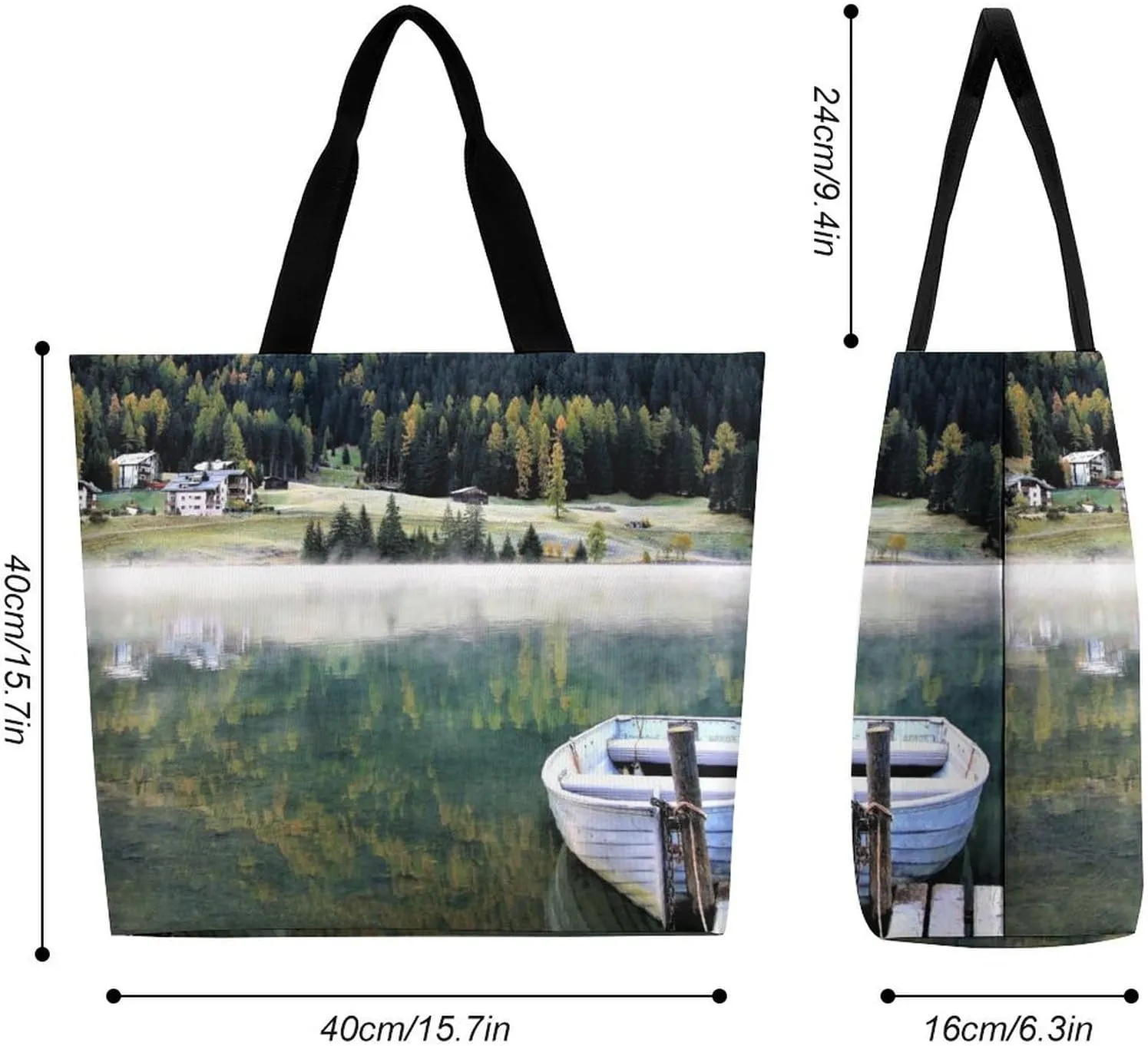 Large Capacity Shopping Tote Bag for Women, Girls