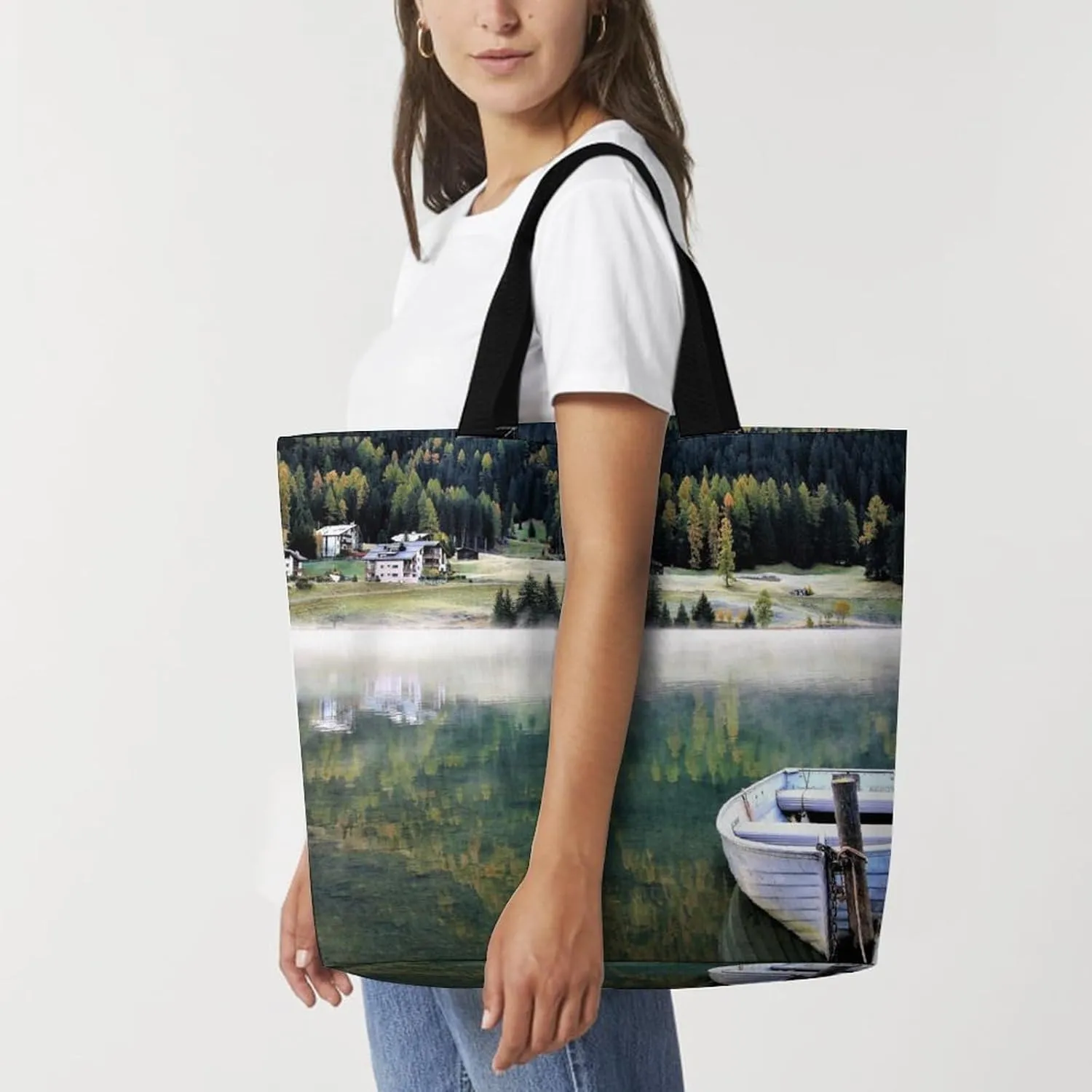 Large Capacity Shopping Tote Bag for Women, Girls